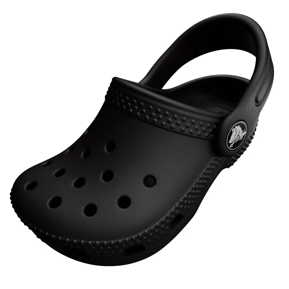 Crocs Classic Clog K, Zoccoli Unisex - Bambini e Ragazzi, Nero