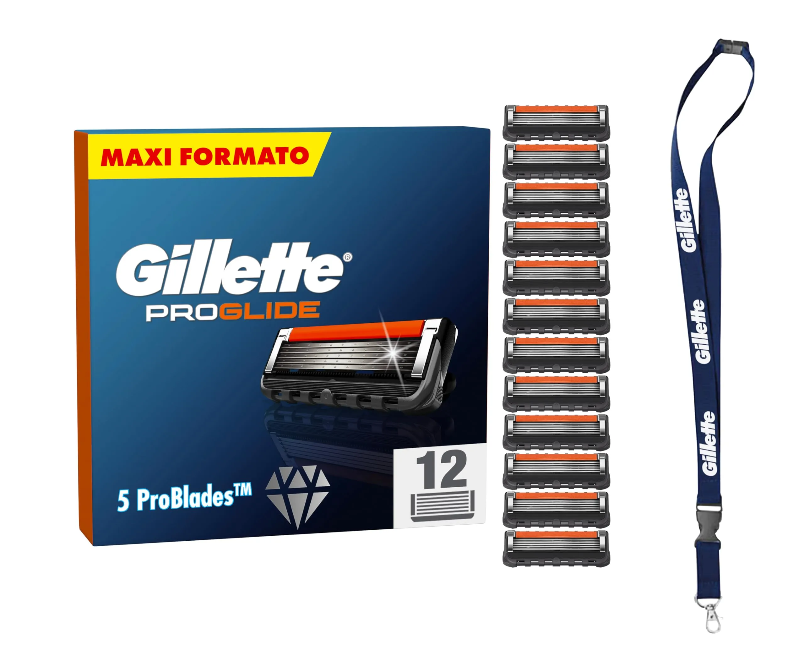 Gillette Proglide Lamette di Ricambio (12 unità)