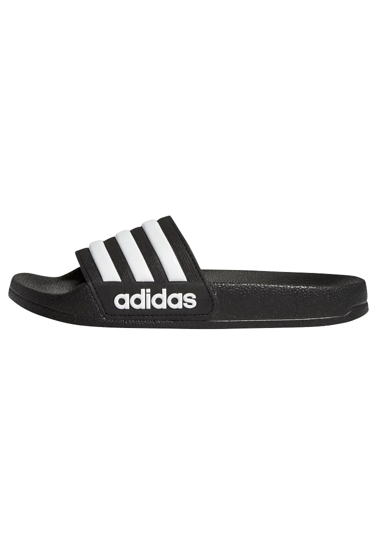 Adidas Adilette Shower Slides Infradito Unisex Bambini e Ragazzi Nero/Bianco