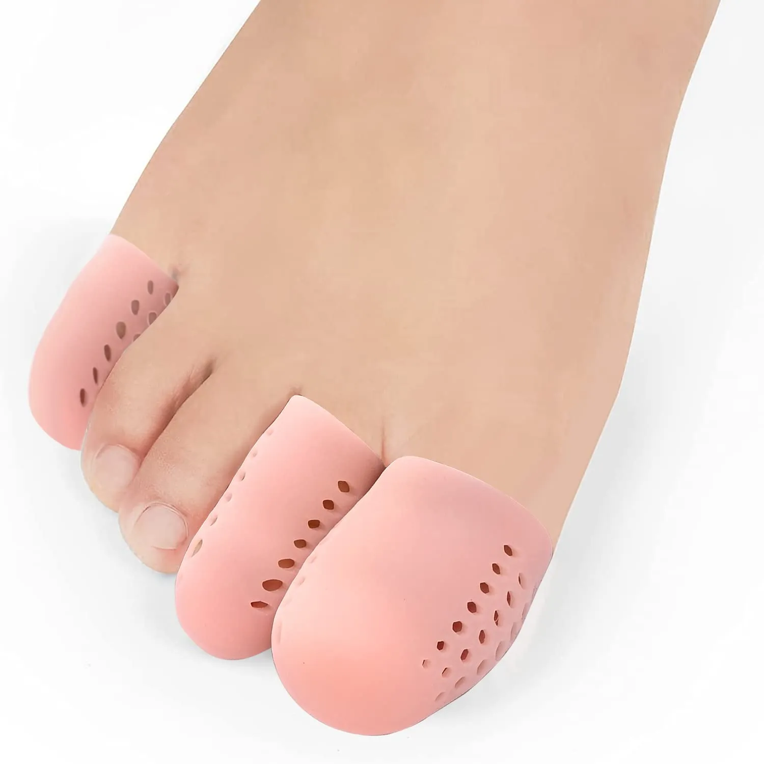 Proteggi Dita Piedi in Silicone Traspirante - Set da 14 Pezzi