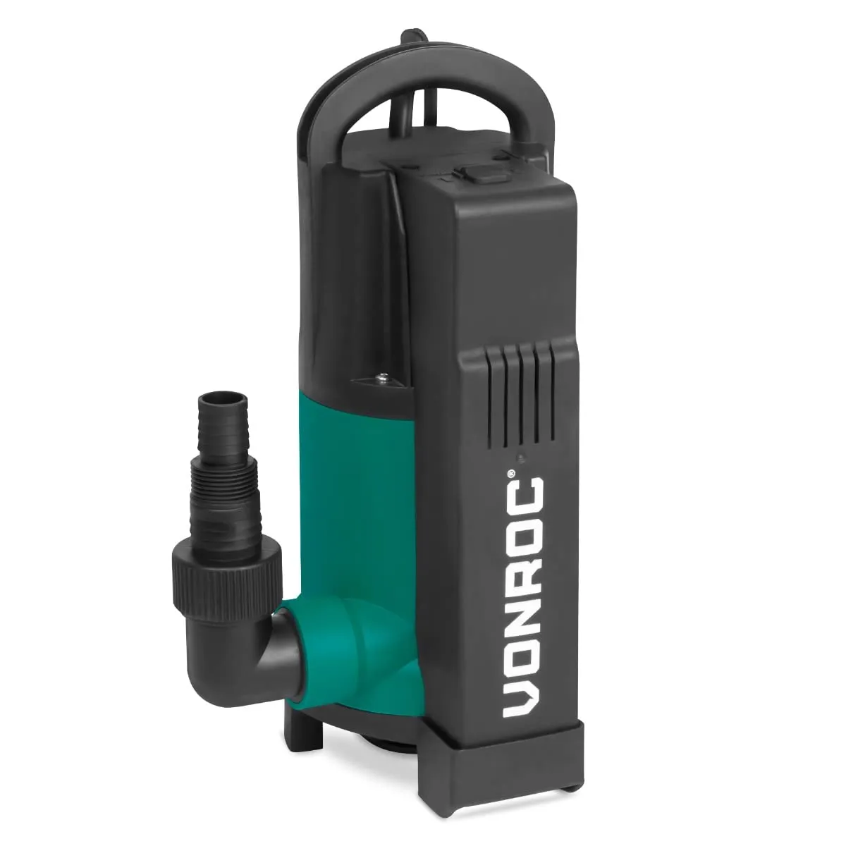 VONROC Pompa Acqua Sommersa SP507AC, 750W, 14000 l/h, per Acque Sporche e Pulite con Galleggiante Integrato