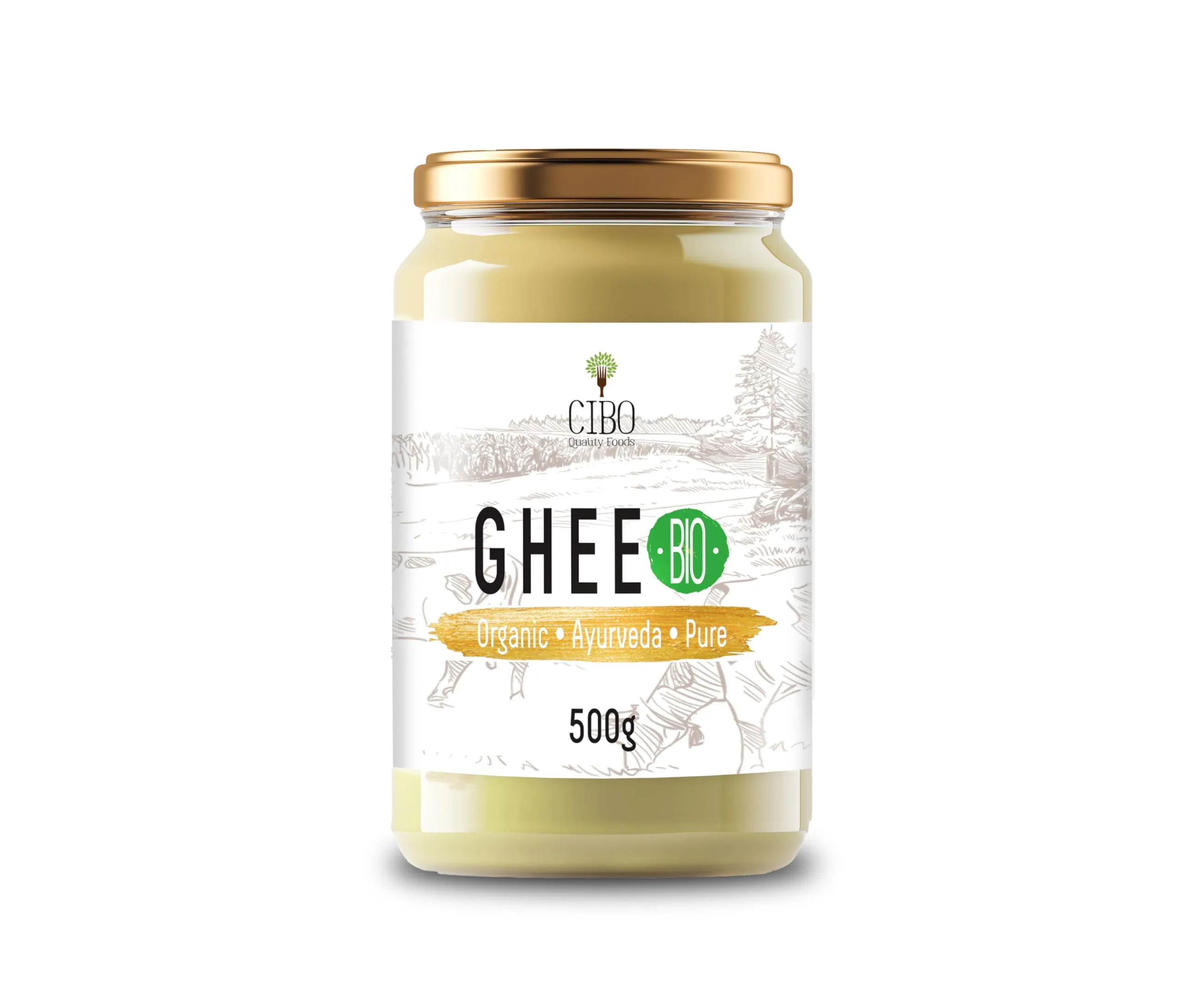 Burro Ghee Biologico - Cibo Quality Foods - 500gr