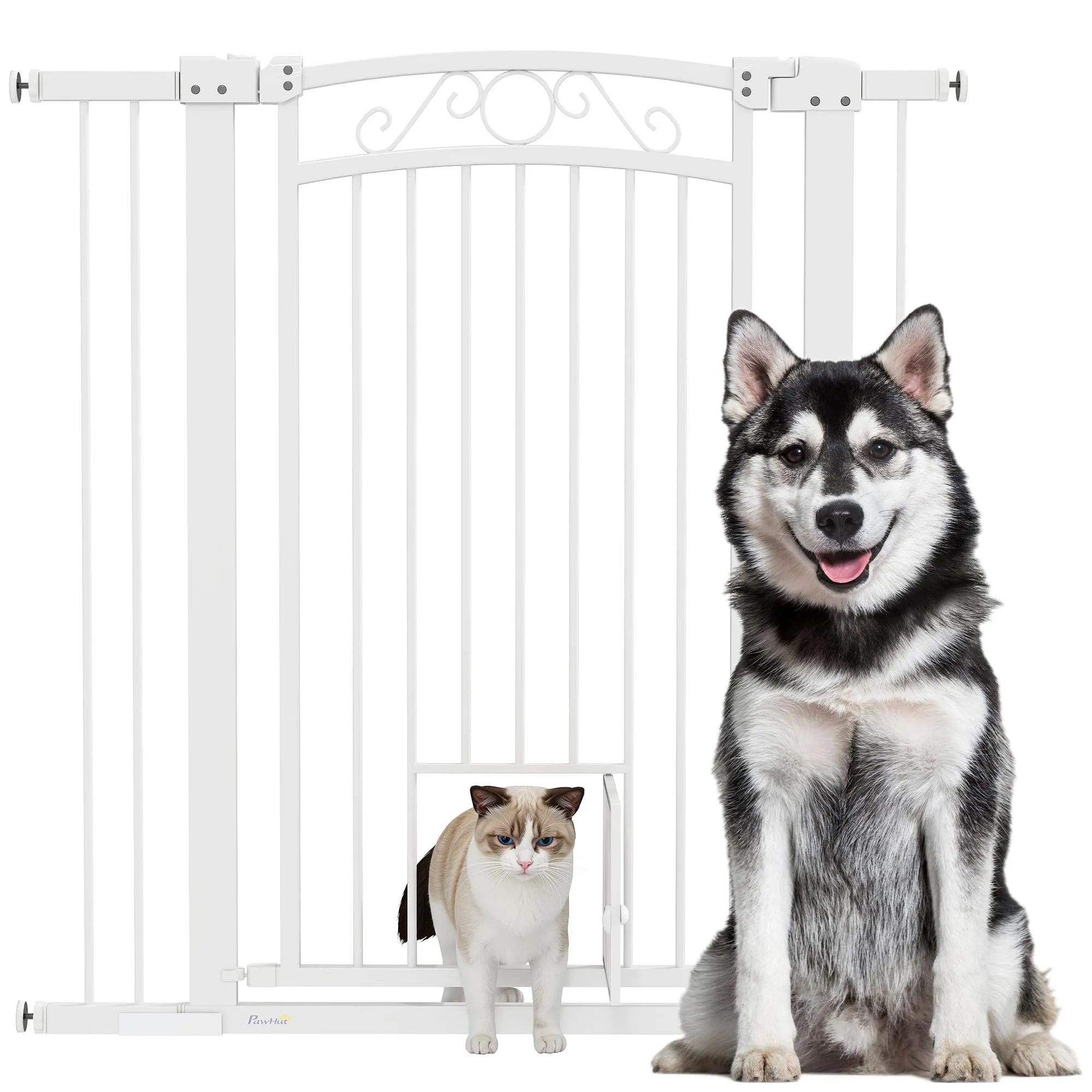 PawHut Cancelletto di Sicurezza per Cani
