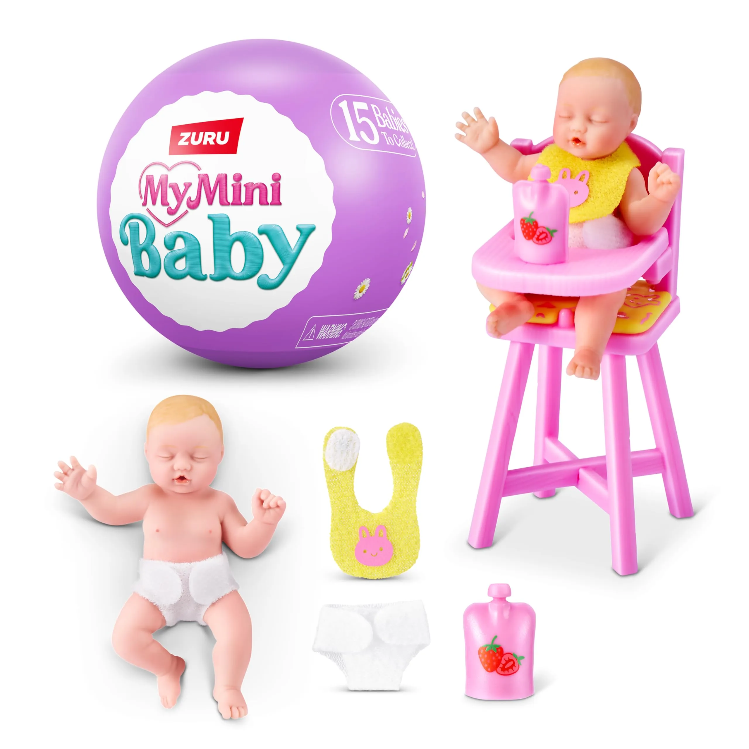 5 Surprise My Mini Baby Serie 2 di ZURU, Capsula Misteriosa da Collezione