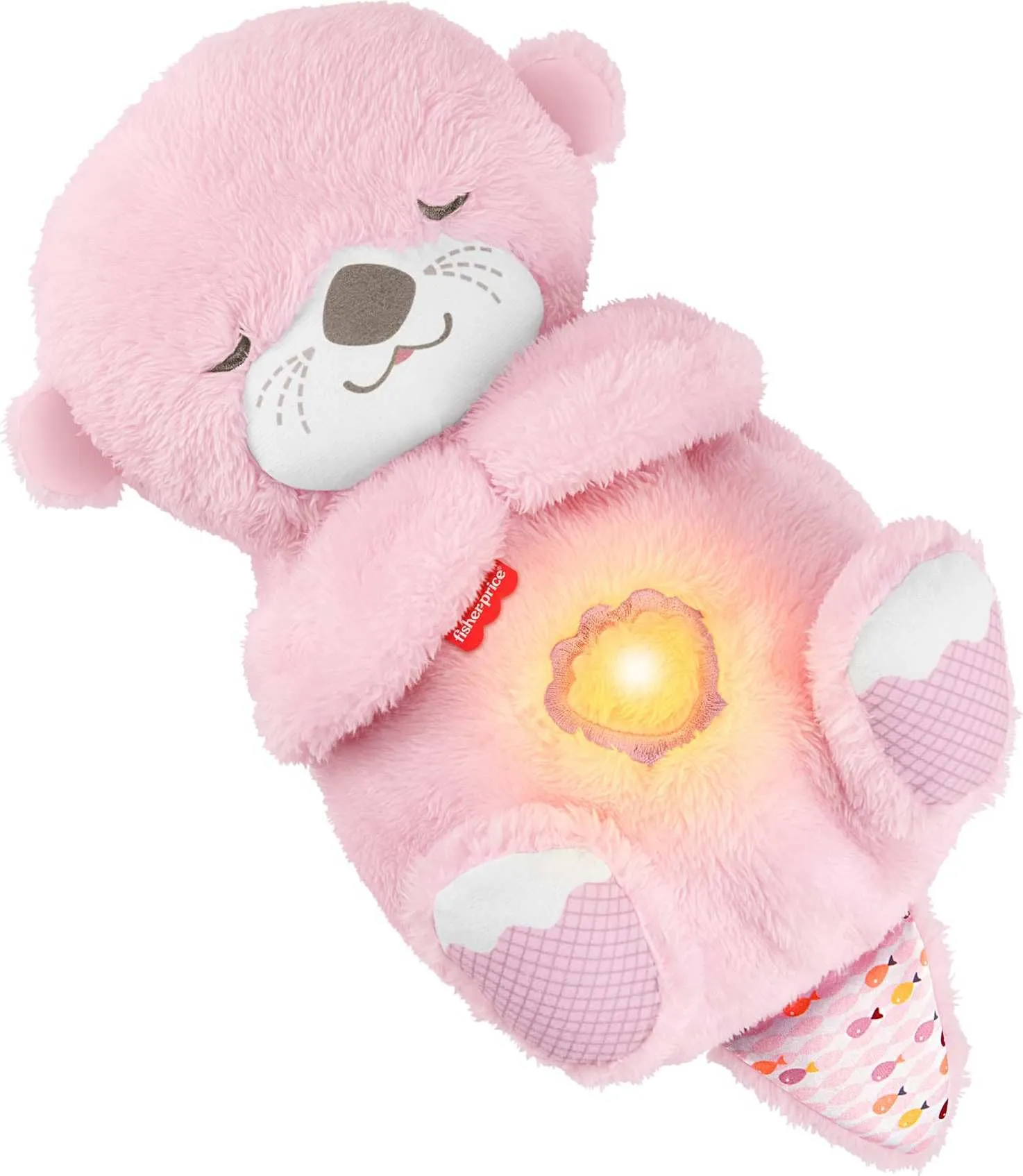 Fisher-Price Lontra Rosa Soffice Relax: Il Peluche Sensoriale per un Sonno Tranquillo