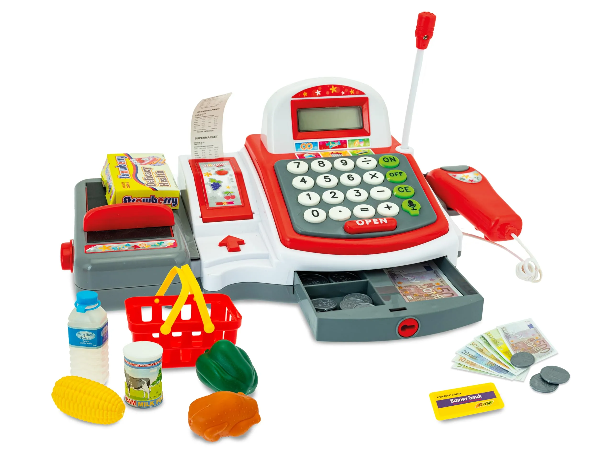 Teorema Giocattoli - Registratore di Cassa Elettronico con Accessori