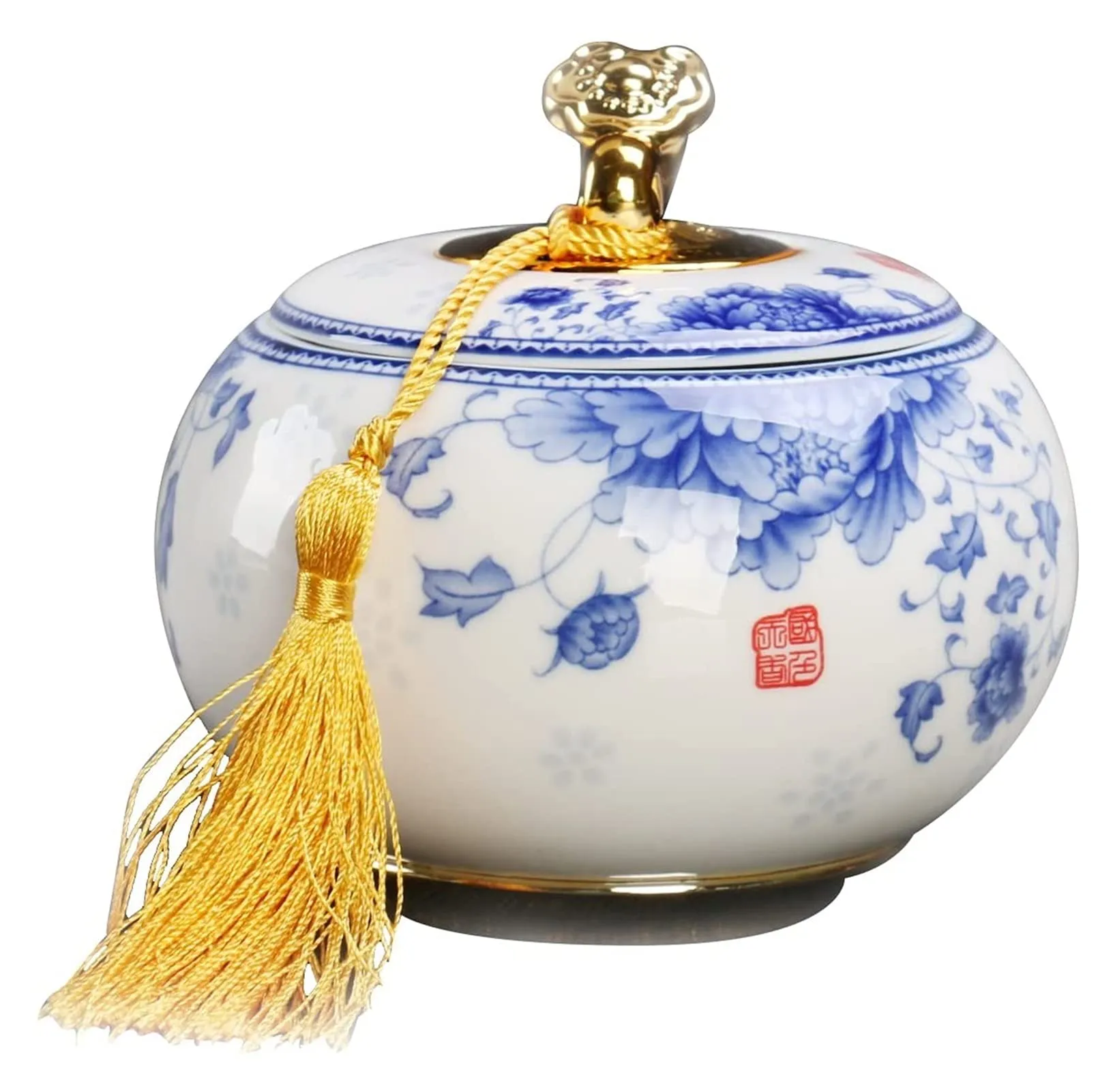 Barattolo da Tè in Ceramica Stile Cinese EFARMA