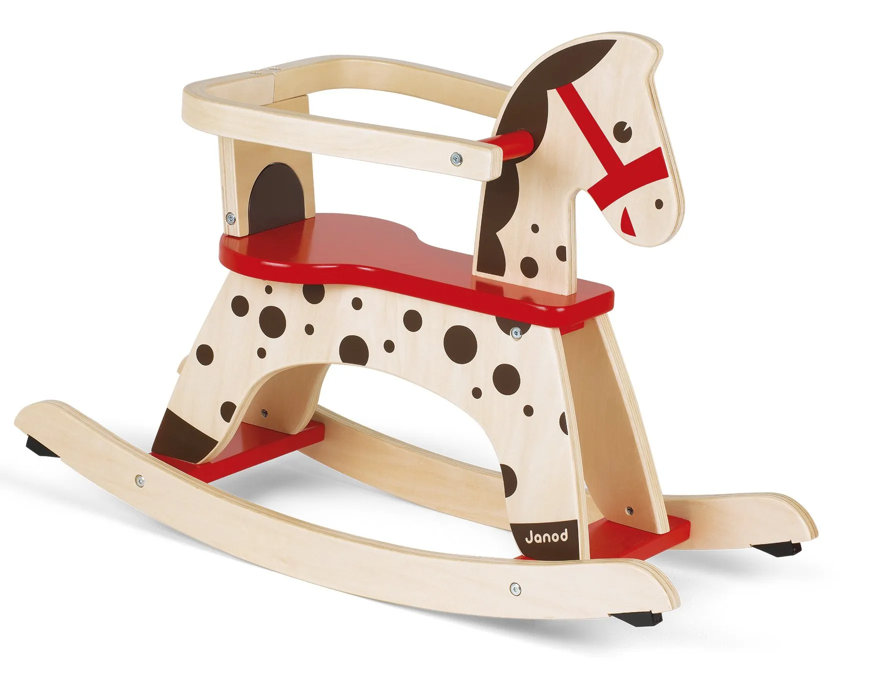 Janod - Cavallo a Dondolo in Legno Caramello