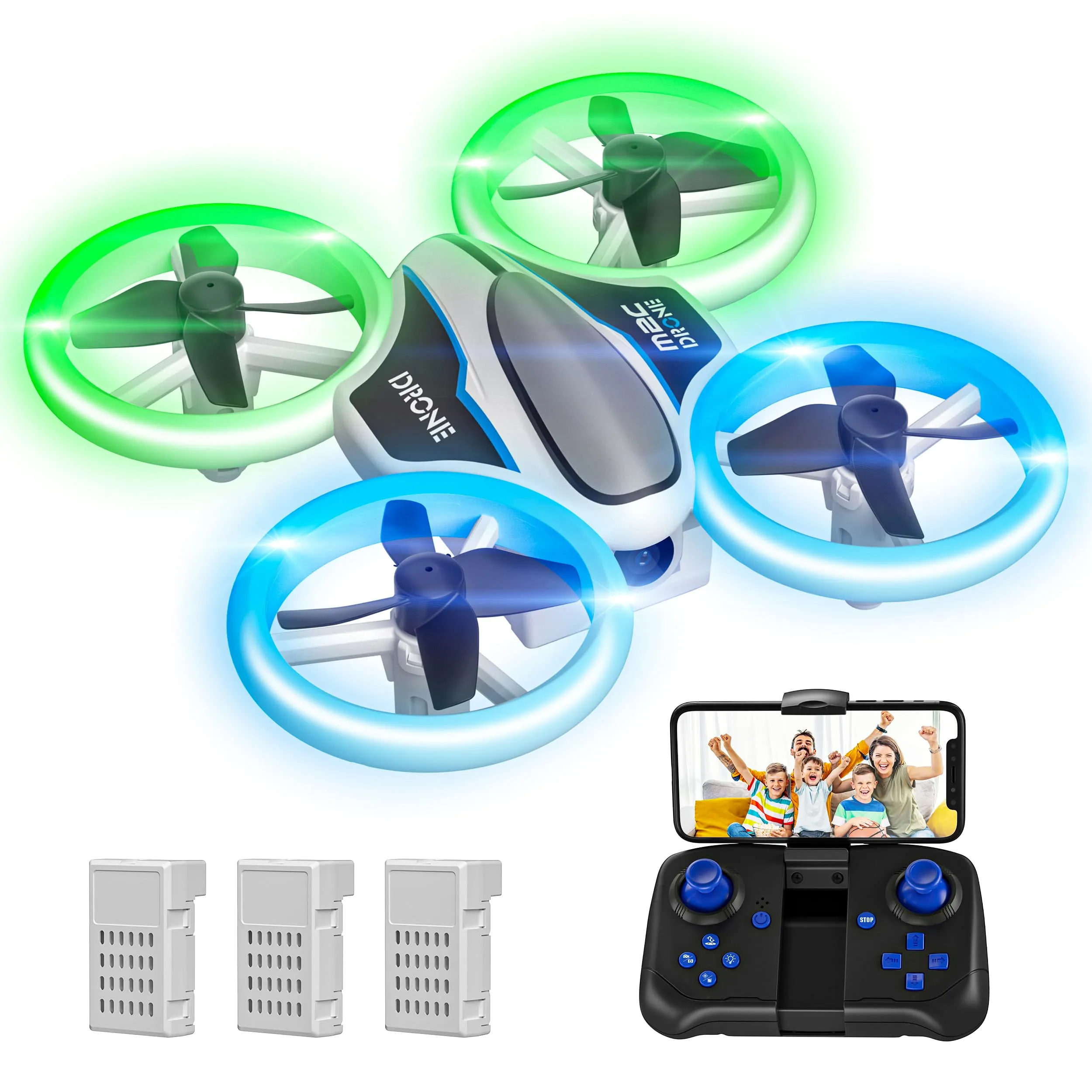 Mini Drone con Telecamera HD 1080P per Bambini e Principianti