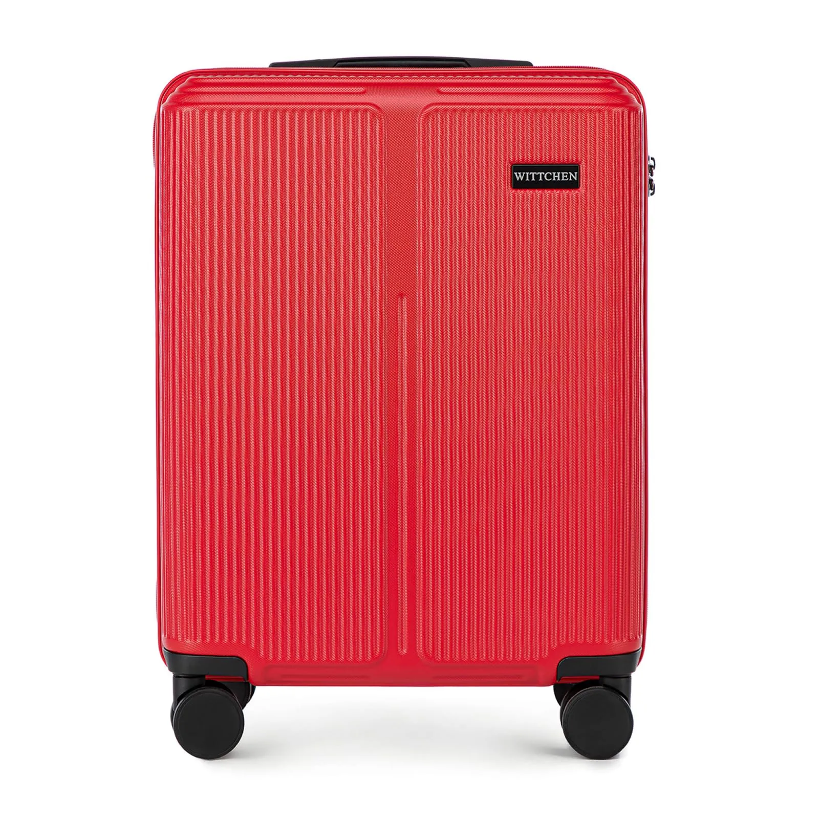 WITTCHEN Stripes Line Valigia da cabina 55 x 39 x 20 cm (M) - Rossa