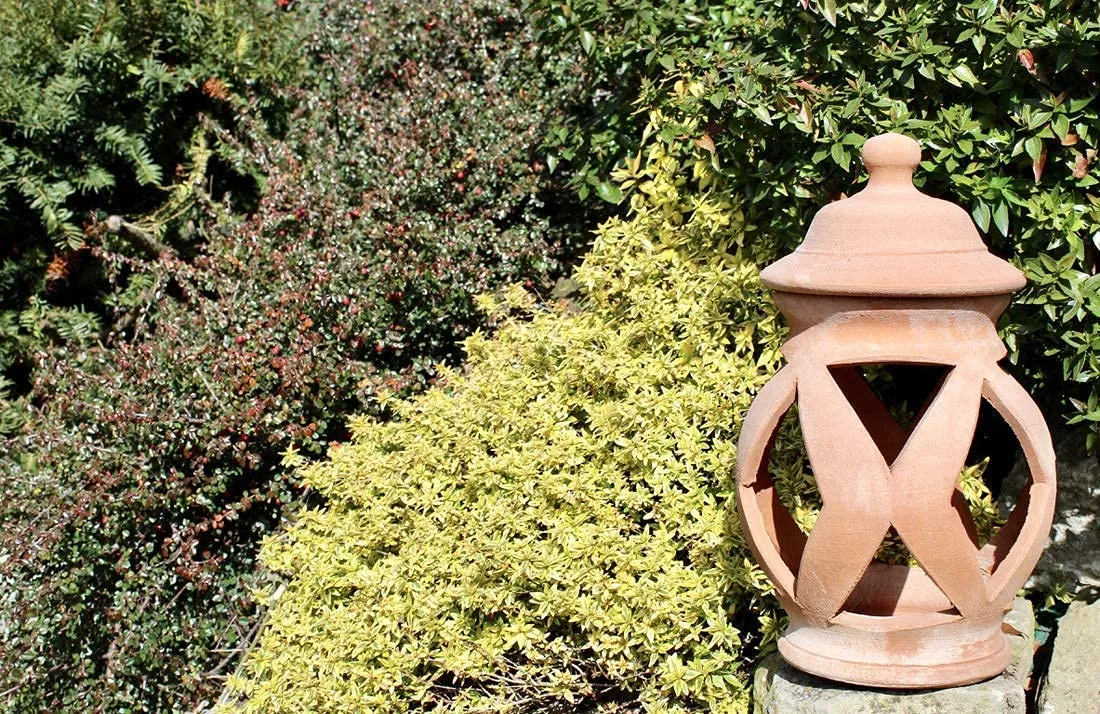 Lanterna Rombo in Terracotta