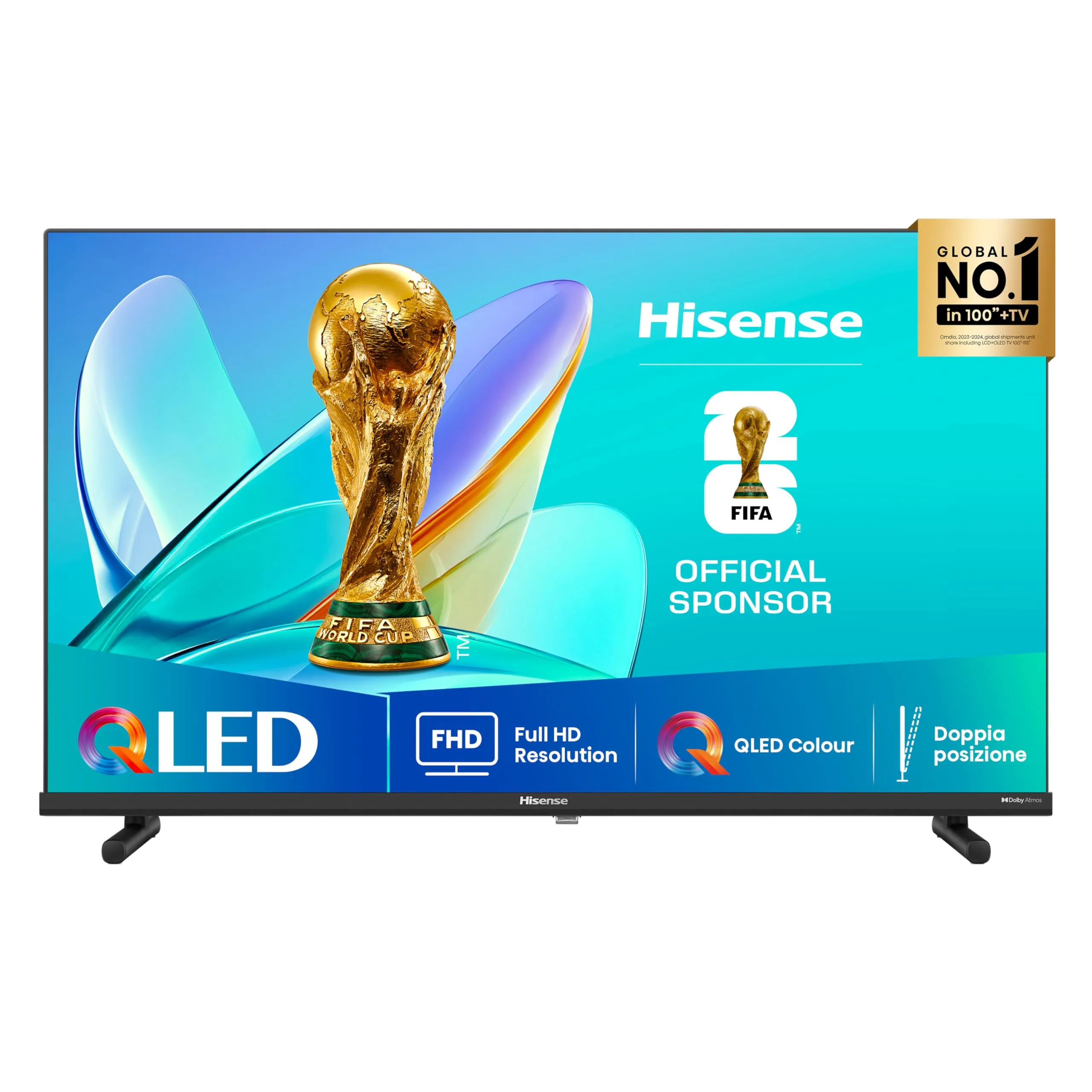Hisense TV 40" QLED Full HD 40E53QT (2025)