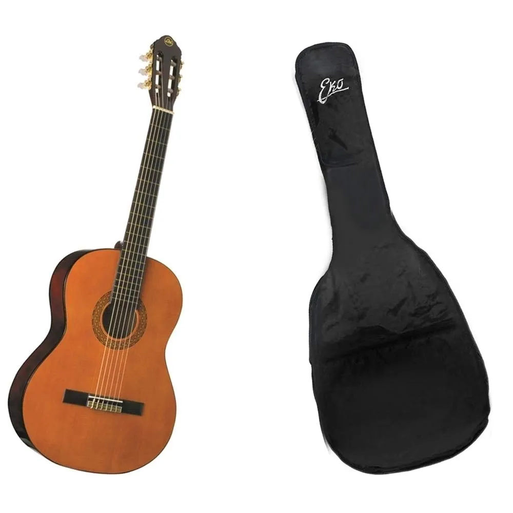 Eko CS-10 Natural Chitarra Classica 4/4 con Custodia Rockbag
