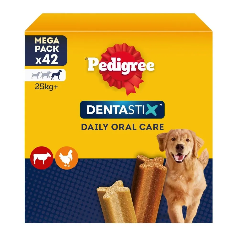 Pedigree Dentastix Large: Snack per l'Igiene Orale Quotidiana del Tuo Cane (+25kg)