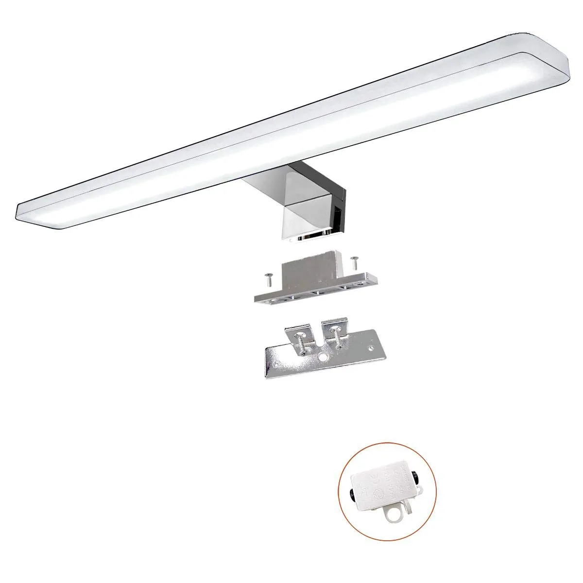 YIQAN Lampada da Specchio da Trucco a LED 4000K 30cm