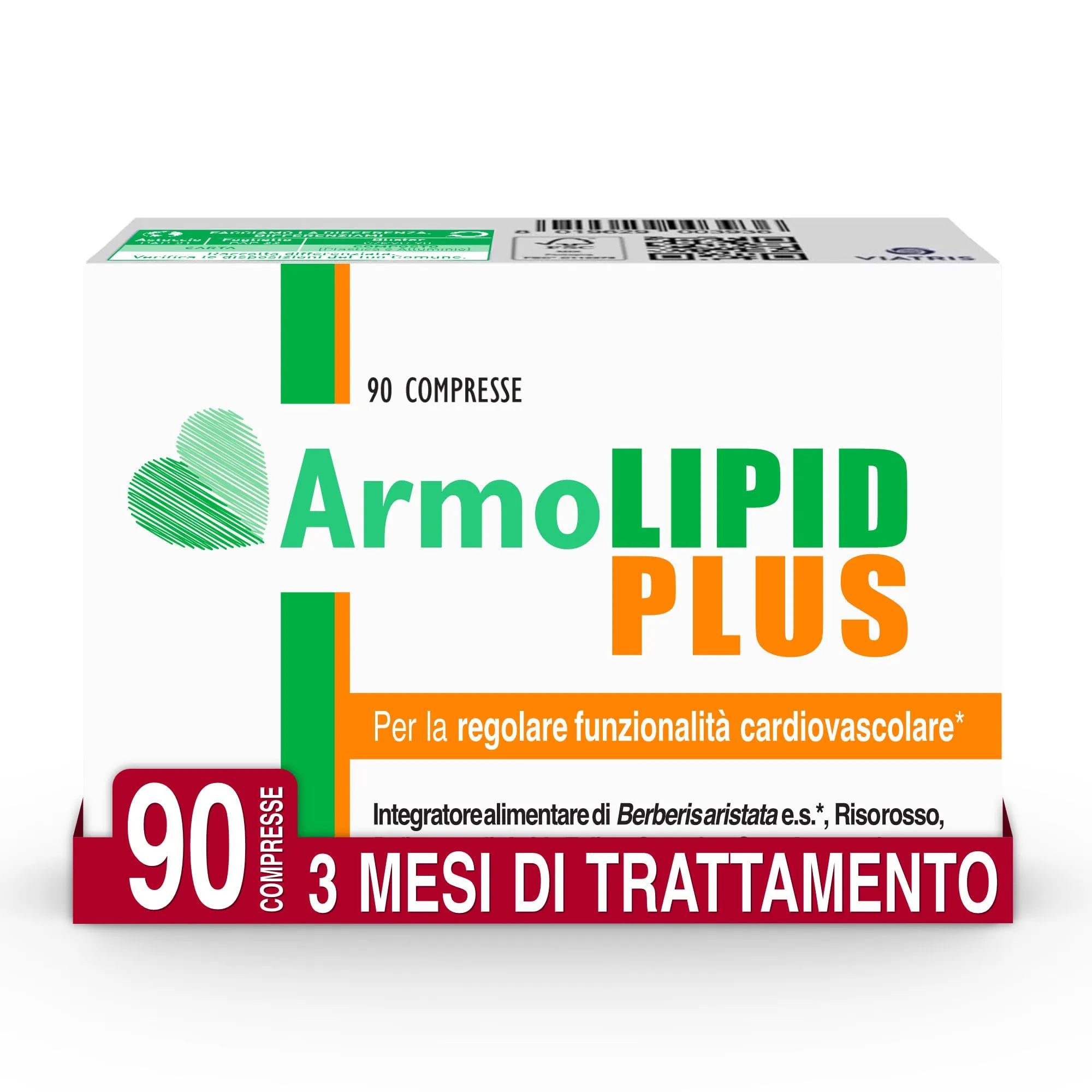 Armolipid Plus - Integratore Alimentare per il Benessere Cardiovascolare