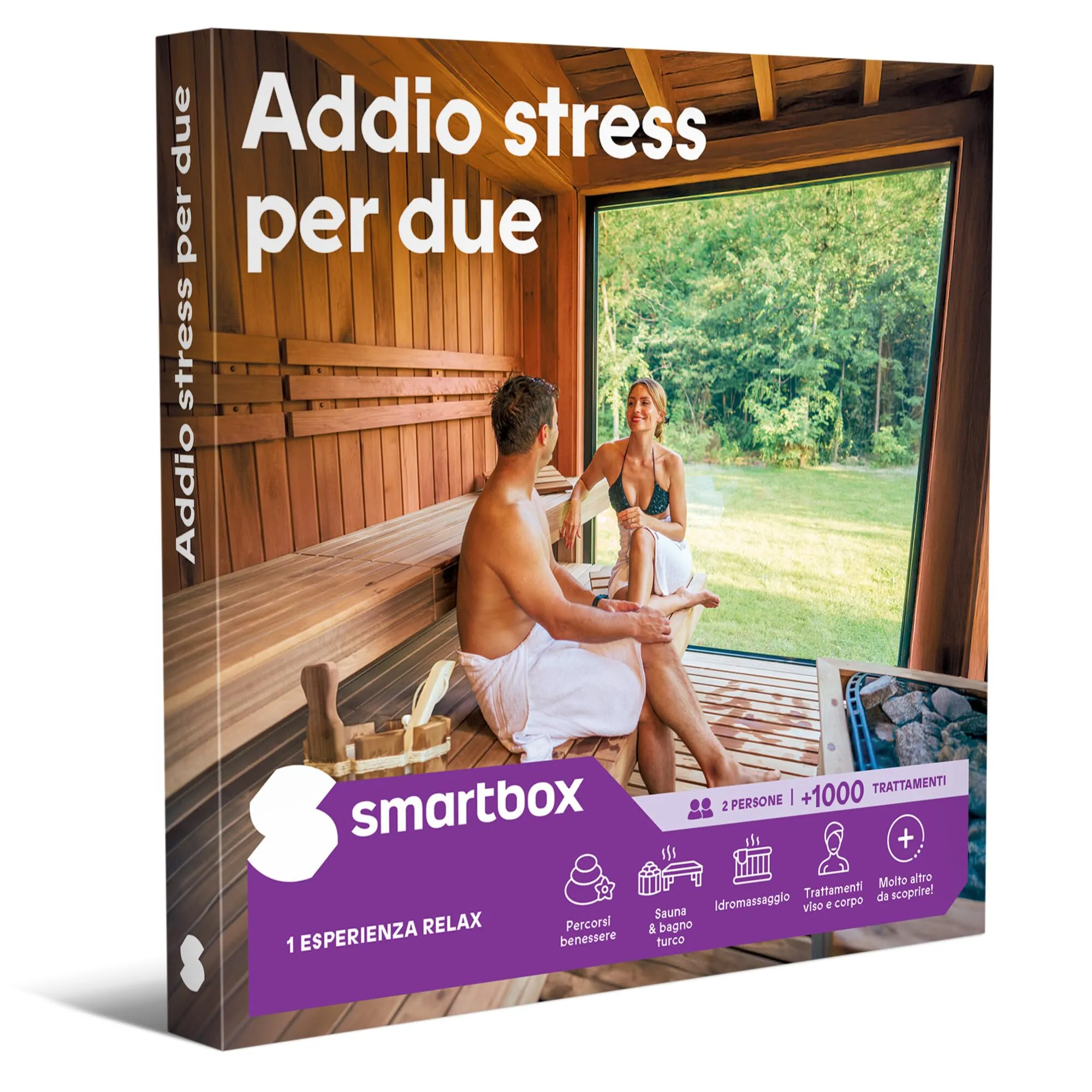 Smartbox - Addio Stress per Due: Cofanetto Regalo Relax per Coppia