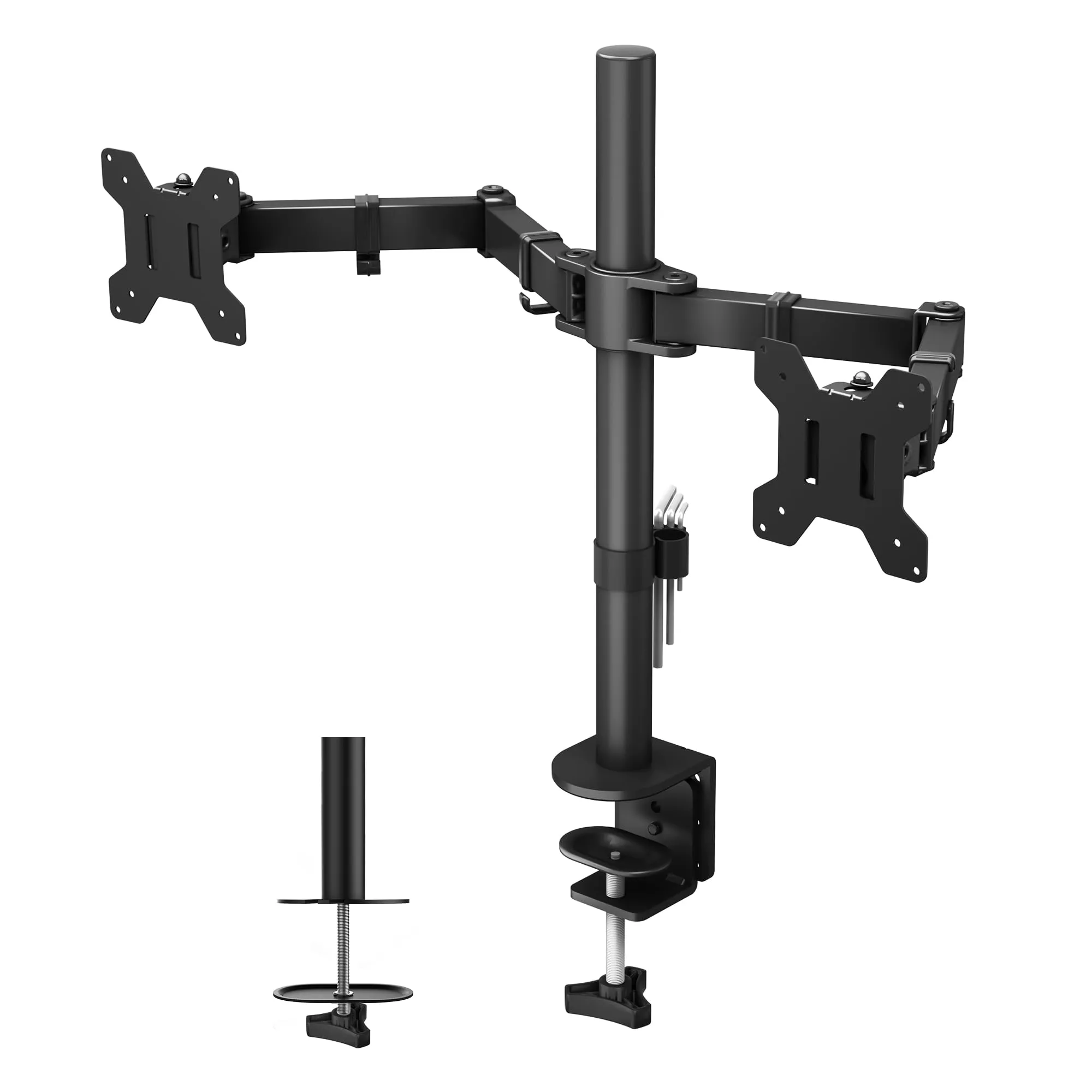 BONTEC Supporto Doppio Monitor 13-27 Pollici