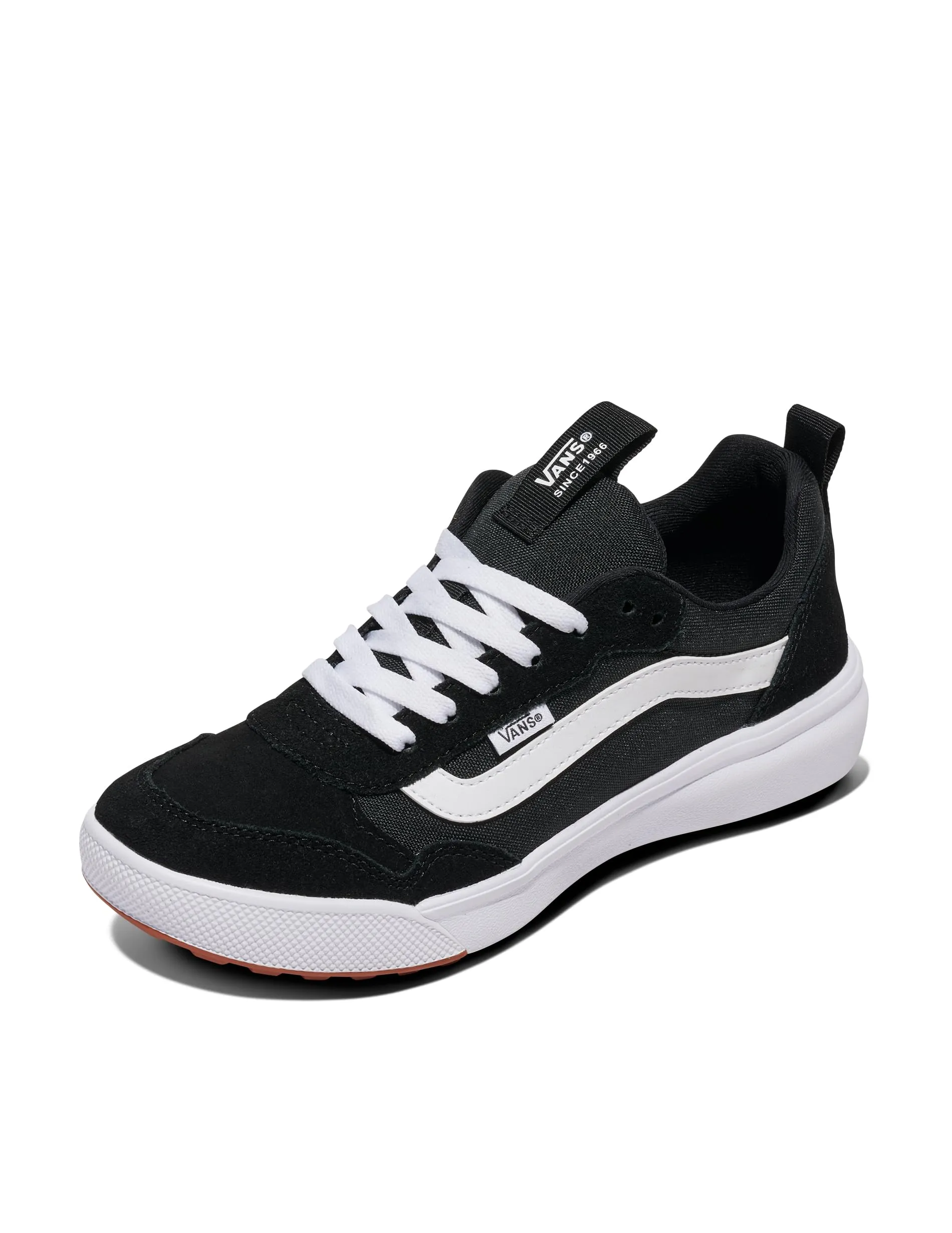 Vans Range EXP, Sneaker, Donna, (Suede/Canvas) Black/White, 38.5 EU