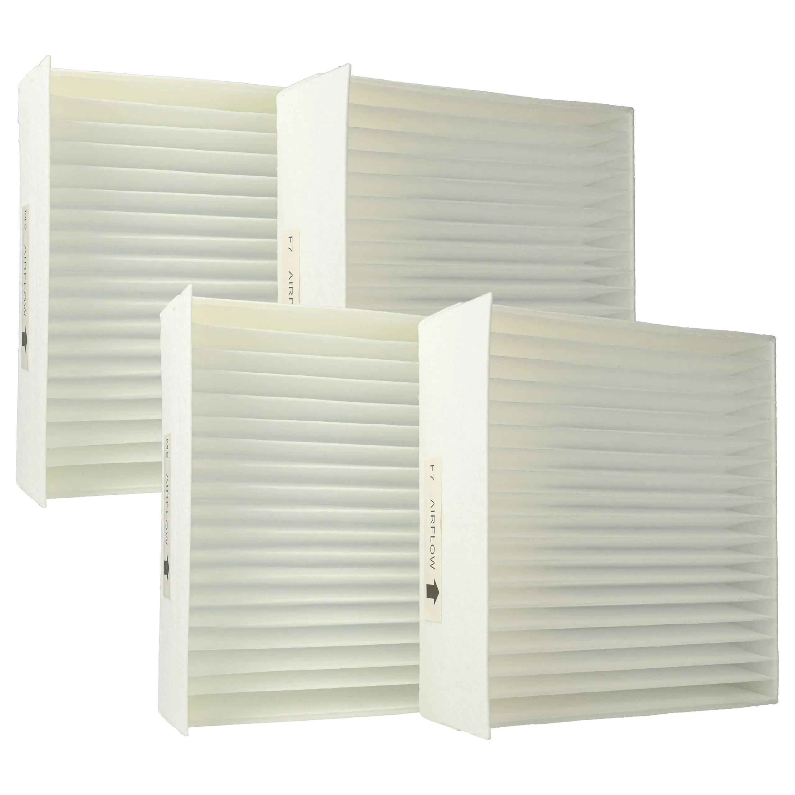 vhbw Set di 4 Filtri Compatibili con Zehnder Climos 200 - M5/F7