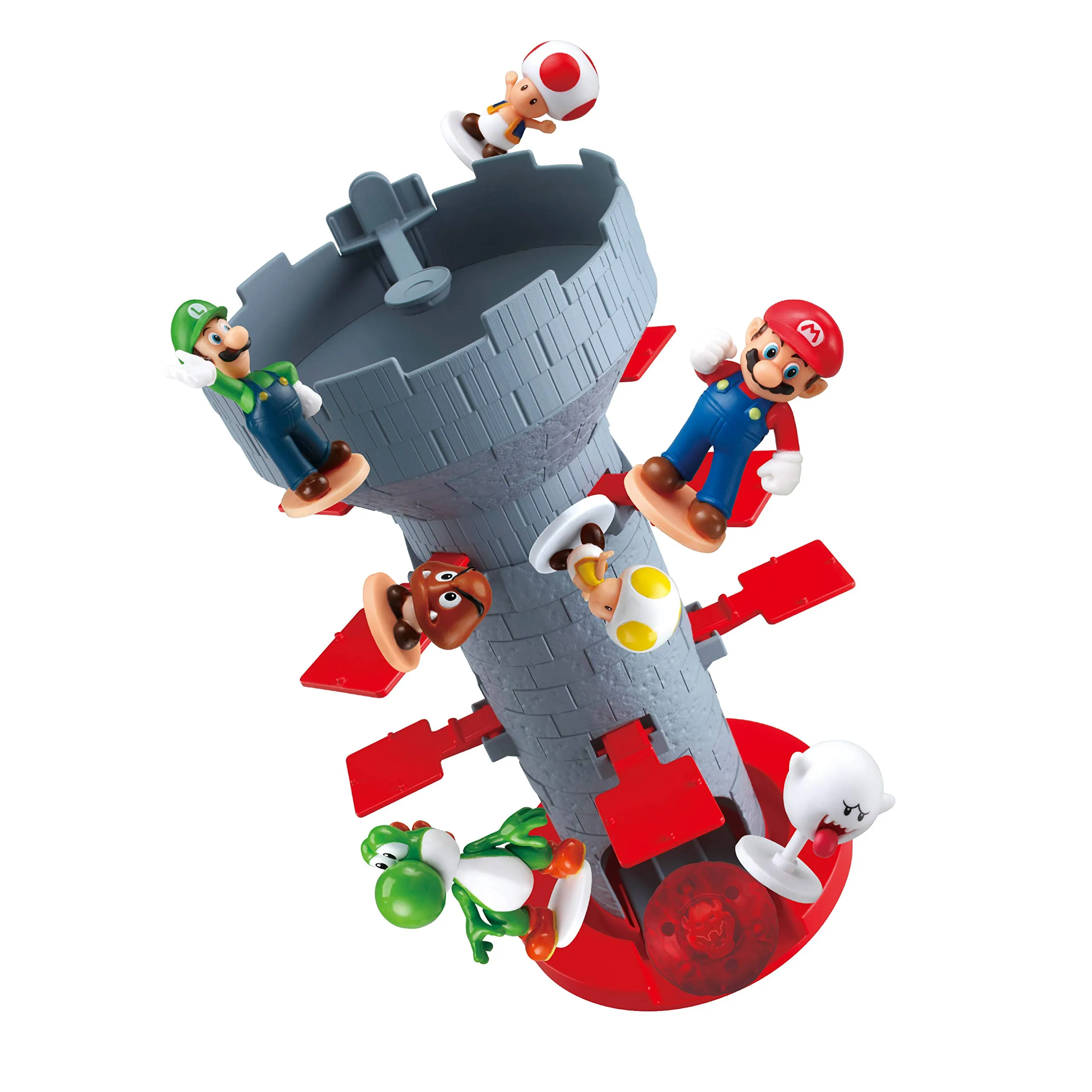 Epoch Games Super Mario Blow Up! Shaky Tower & Piranha Plant Escape!