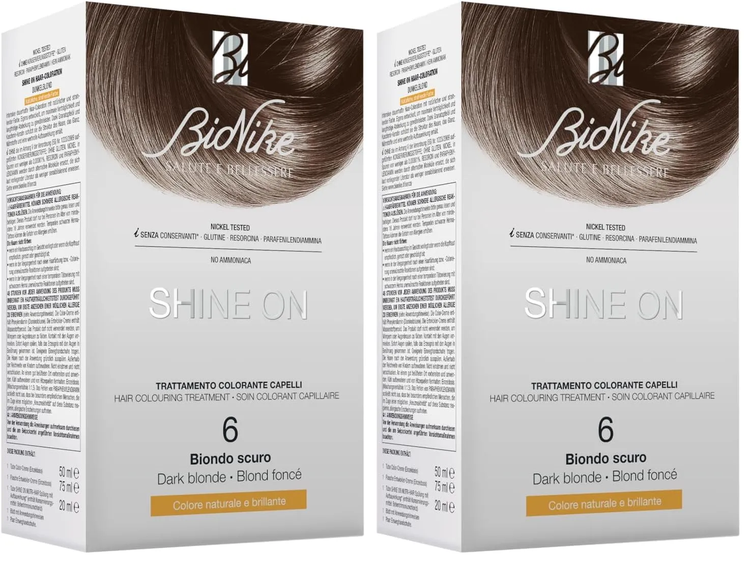 Bionike Shine On - Tinta per Capelli Biondo Scuro N.6