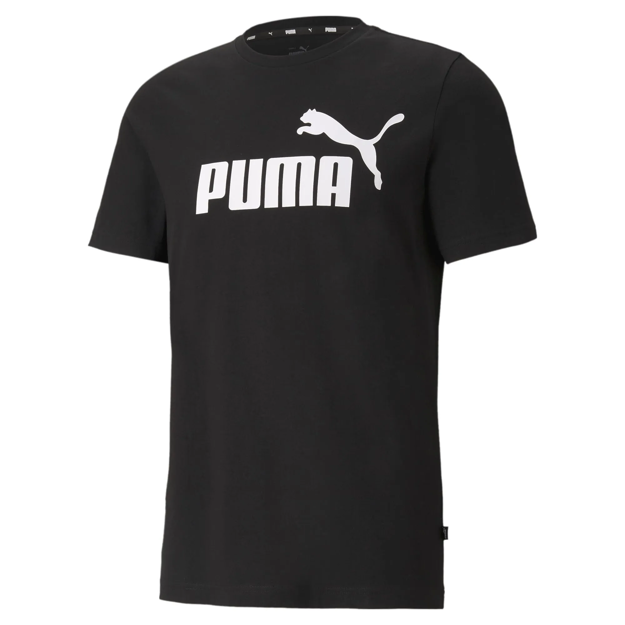 Puma Ess Logo Tee T-shirt, Nero, S Unisex - Adulto