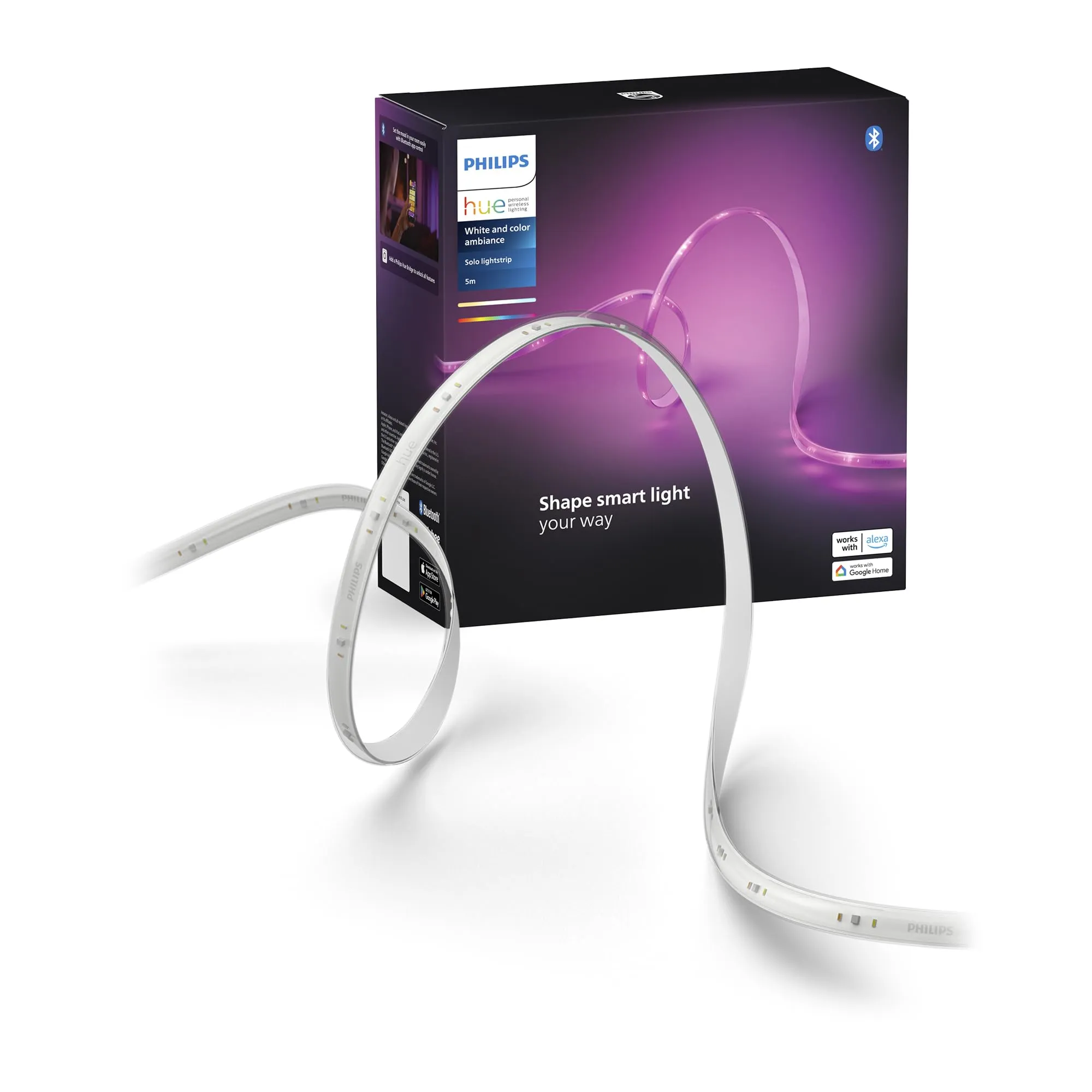 Philips Hue Striscia LED Indoor 5m - Kit Base Smart