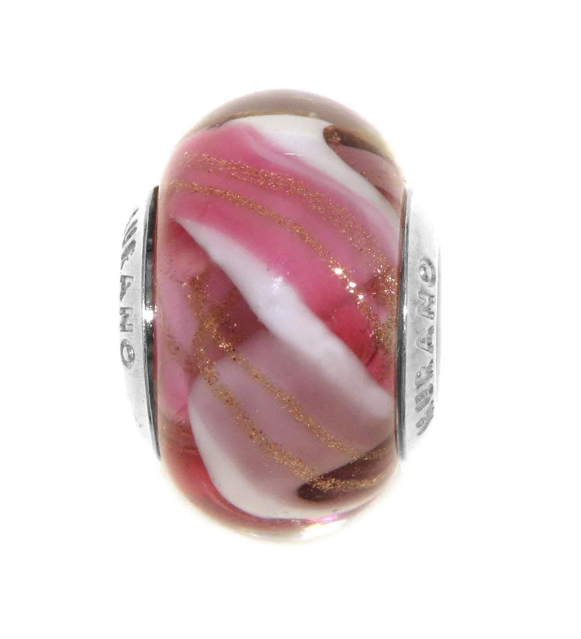 Charm Murrina Venetiaurum in Vetro di Murano e Argento 925