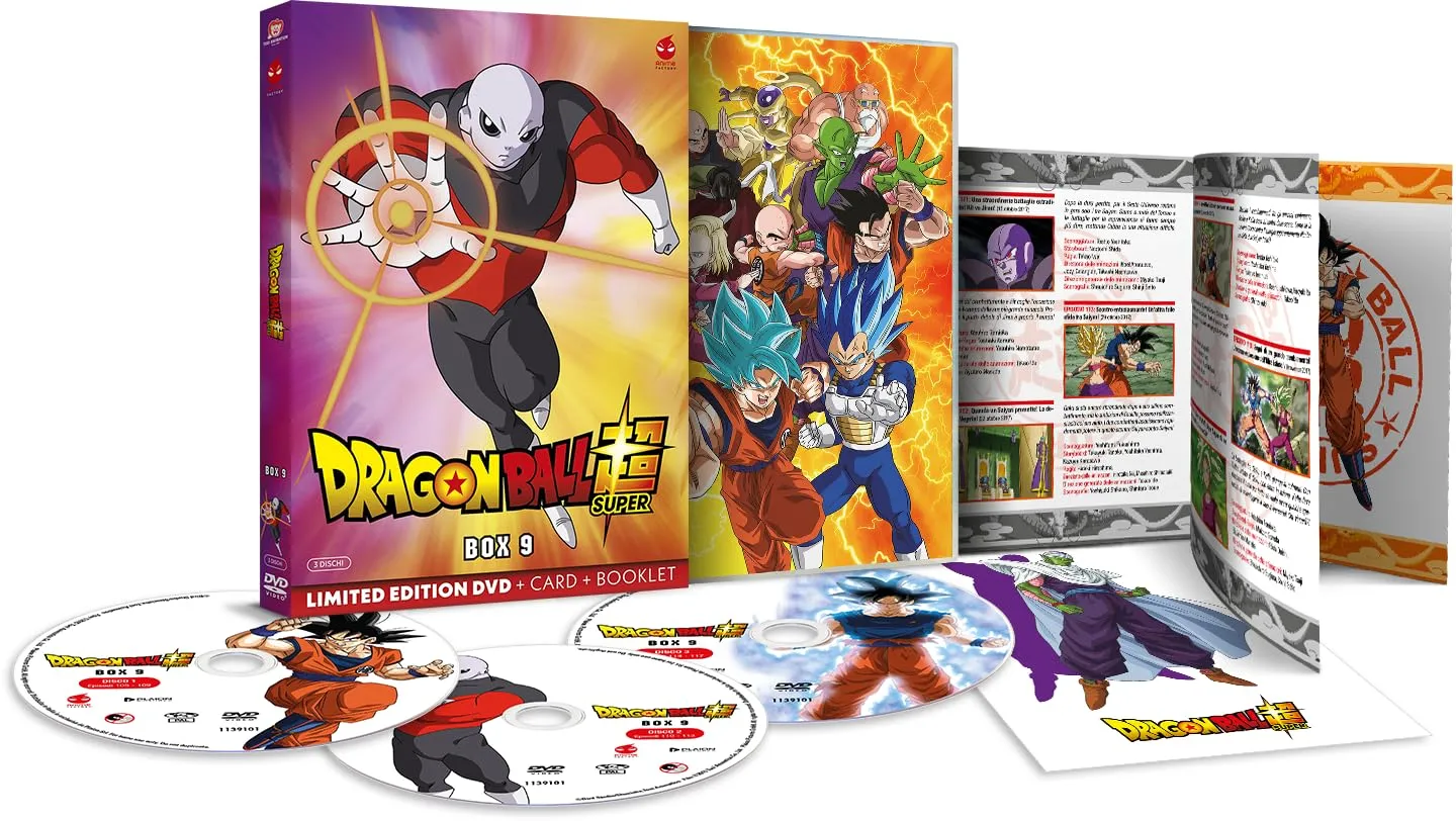 Dragon Ball Super Box 9 (3 DVD + Card + Booklet) - Edizione Limitata Anime Factory
