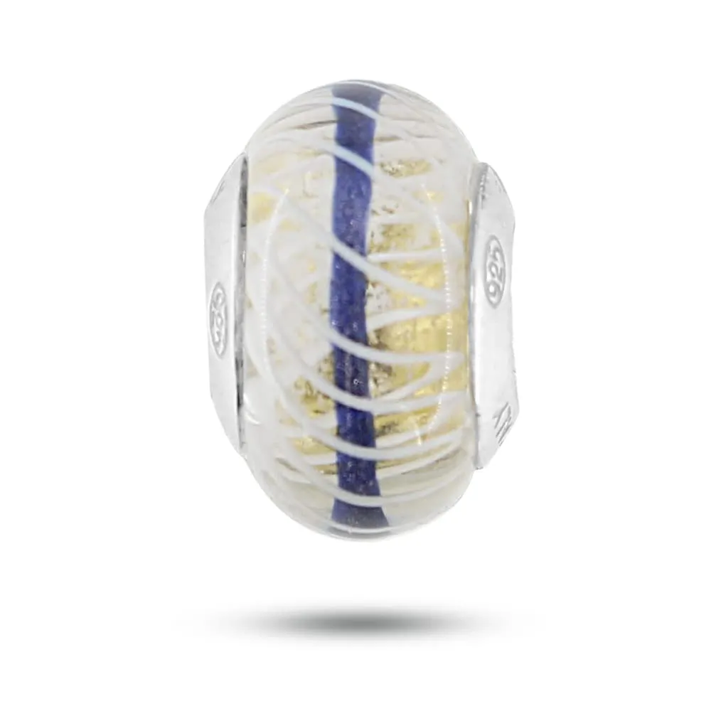 Charm Murrina Venetiaurum in Vetro di Murano e Argento 925