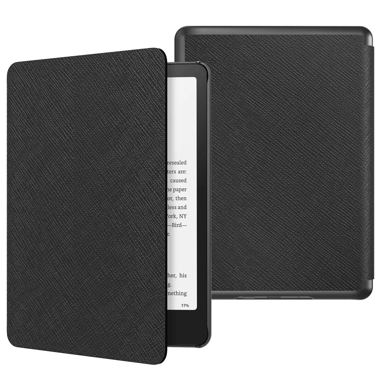 MoKo Custodia per Kindle Paperwhite 12th Gen (2024) & Kindle Colorsoft Signature Edition (2024) - Nero