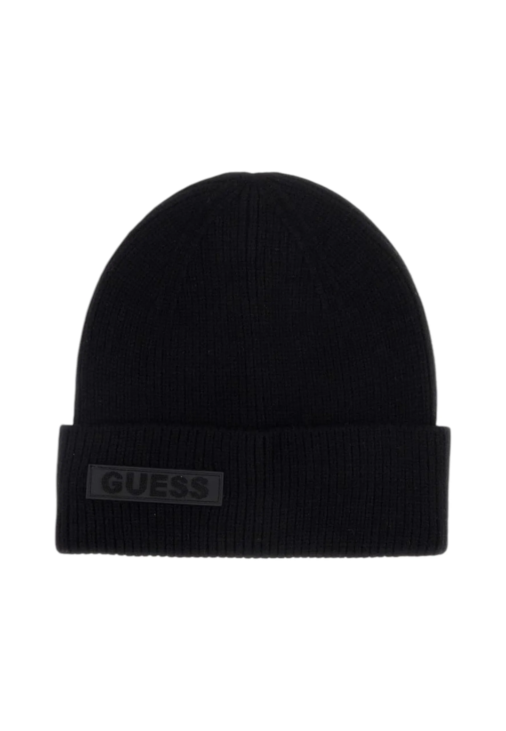 GUESS Beanie Nero con Logo