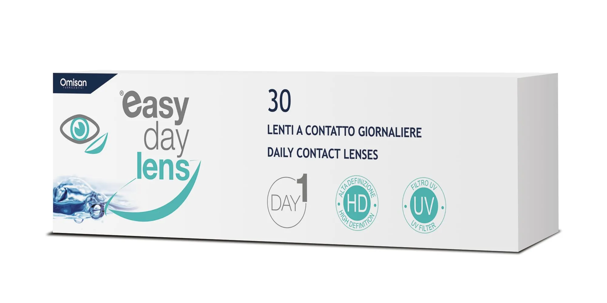 Easy Day Lens, 30 Lenti A Contatto Monouso Giornaliere -2.50