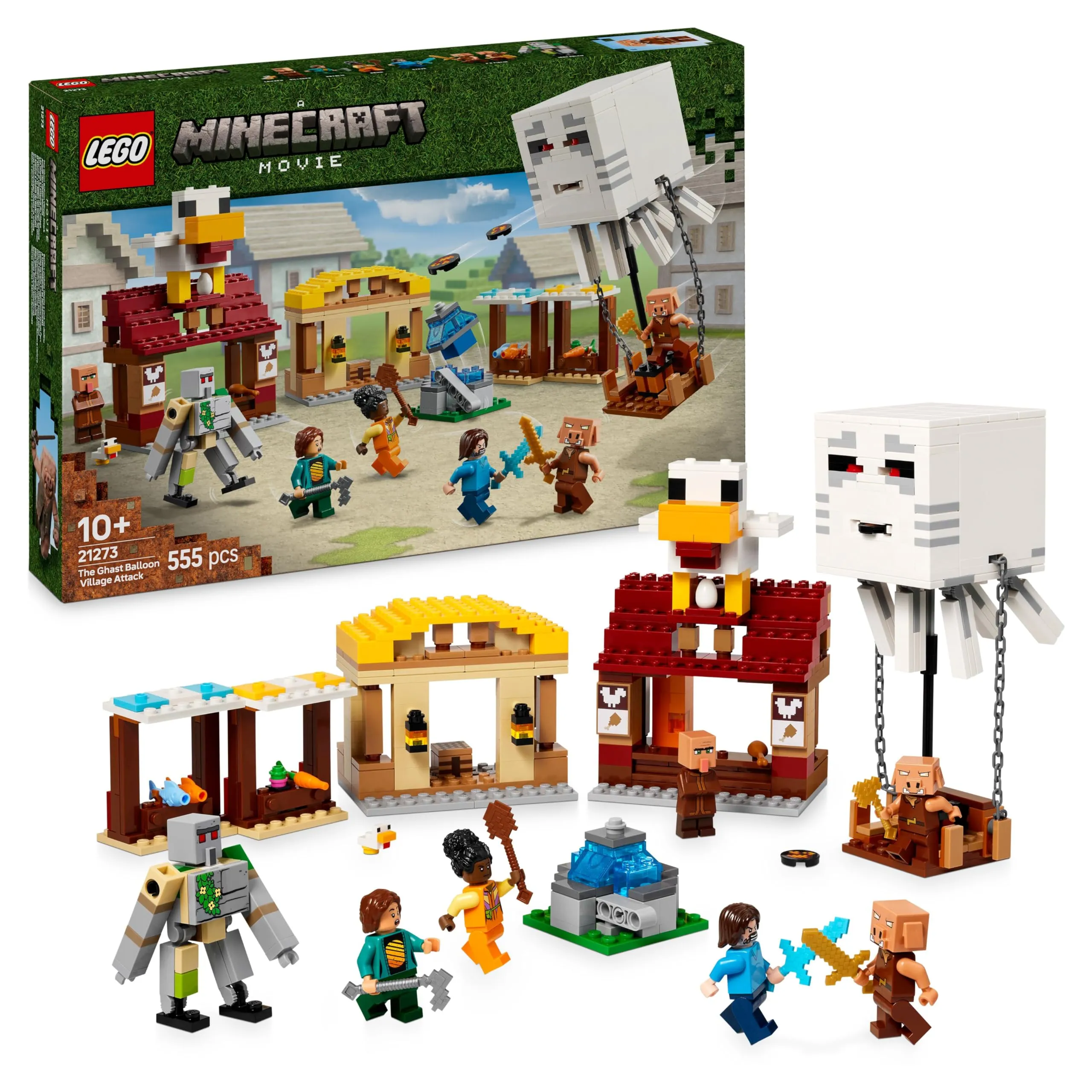 LEGO Minecraft Attacco al Villaggio del Ghast-Pallone 21273