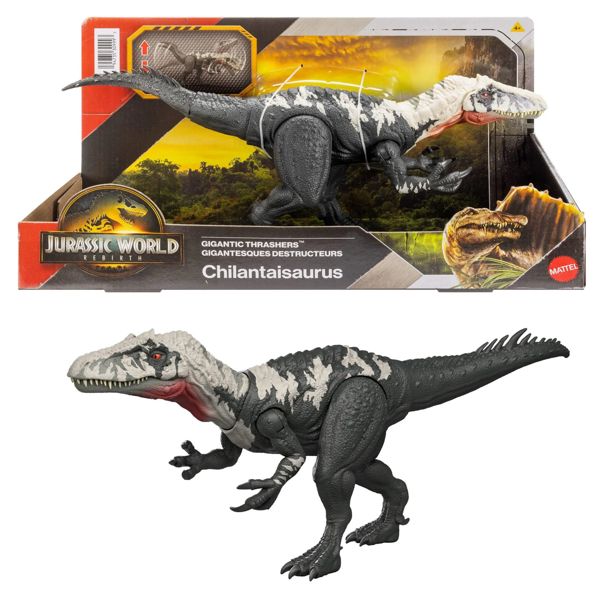 Mattel Jurassic World La Rinascita Predatori Giganti Chilantaisaurus