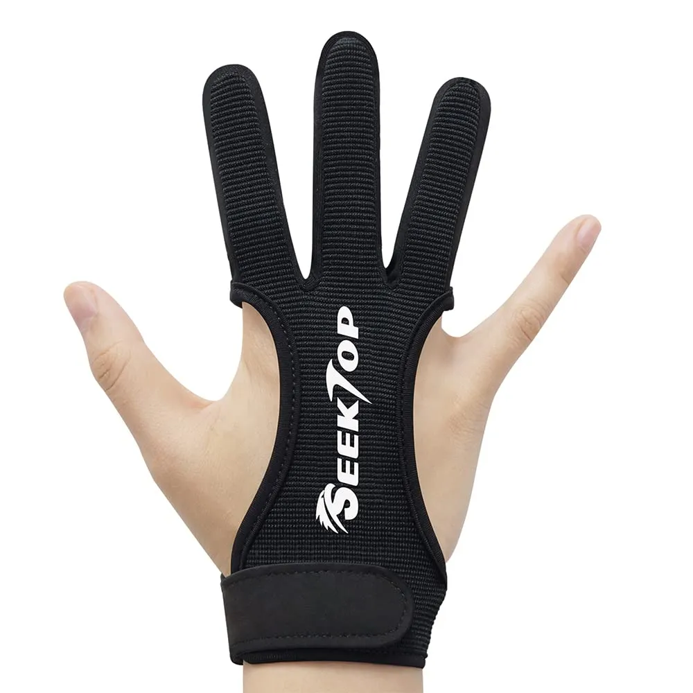Seektop Guanto da Tiro con l'Arco a 3 Dita