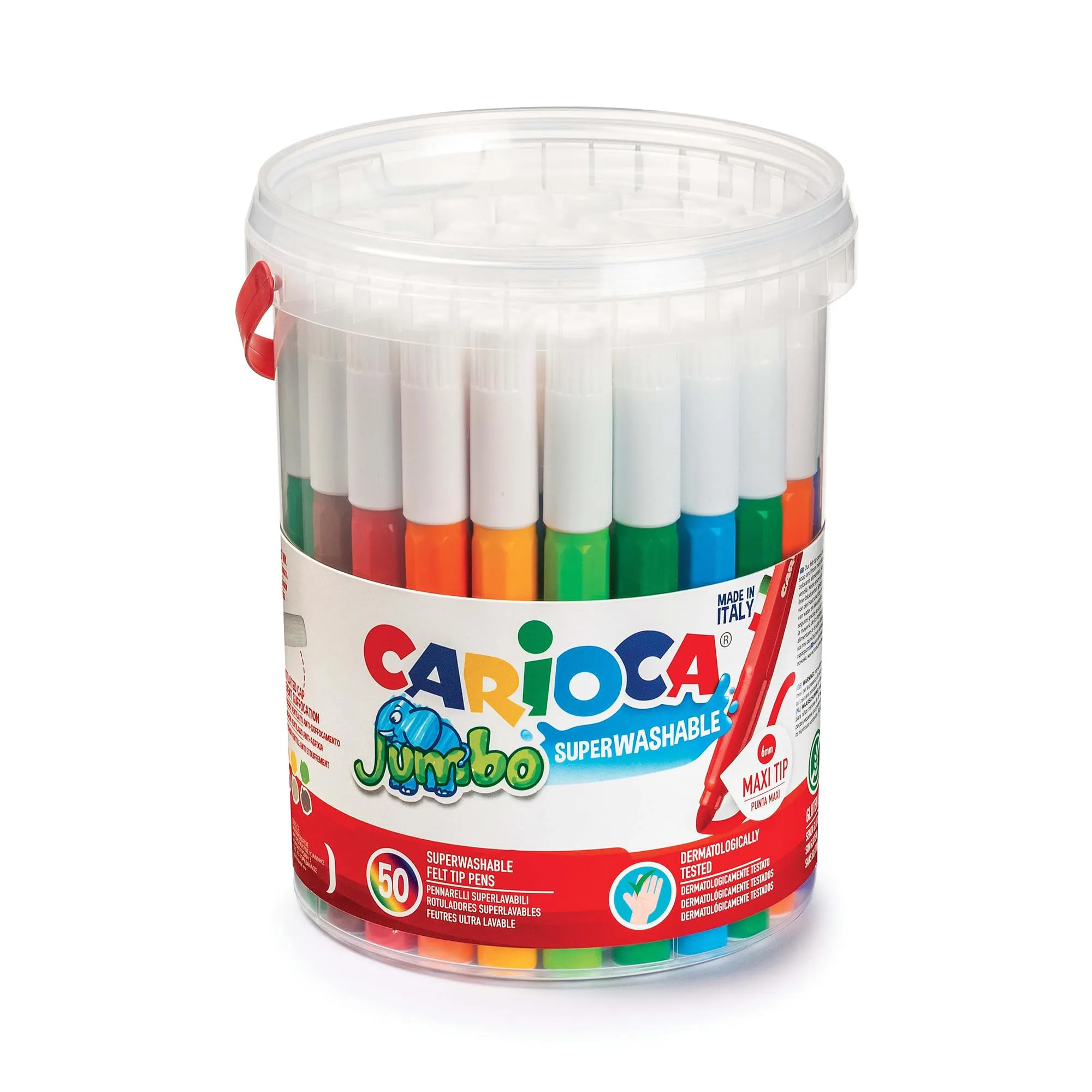Carioca Jumbo Pennarelli Lavabili 50 Colori