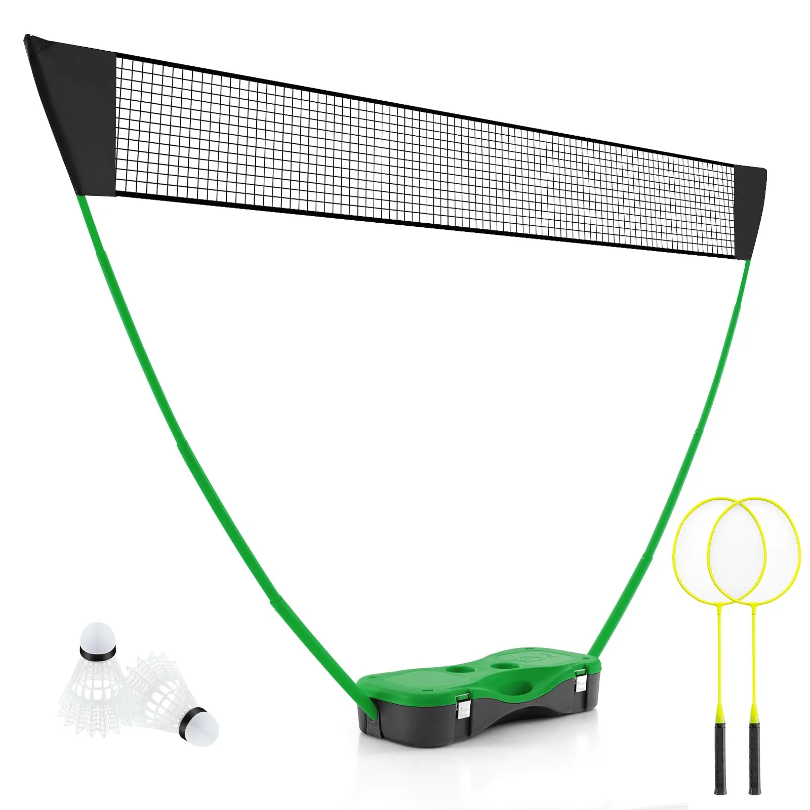 Lifezeal Set Badminton Portatile con Rete e Accessori