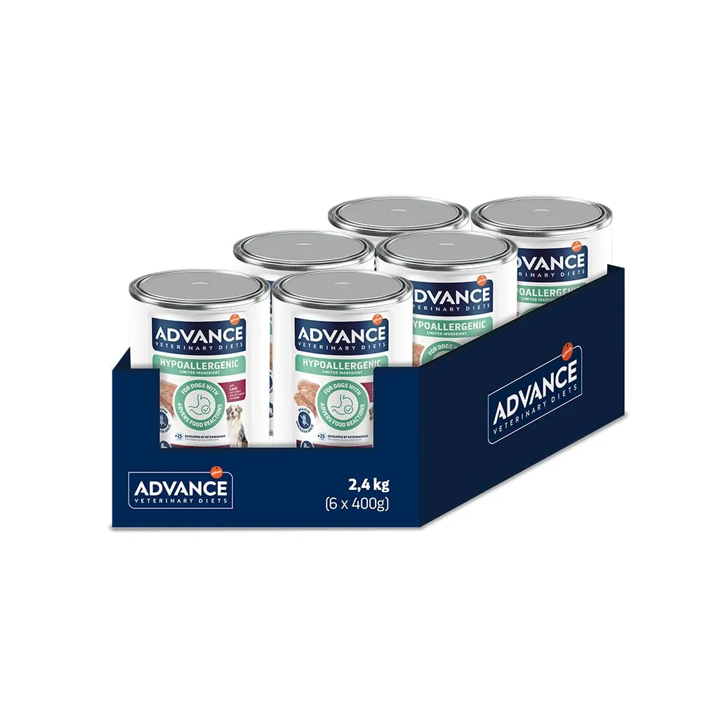 Advance Veterinary Diets Hypoallergenic Agnello Cani - 6x400g