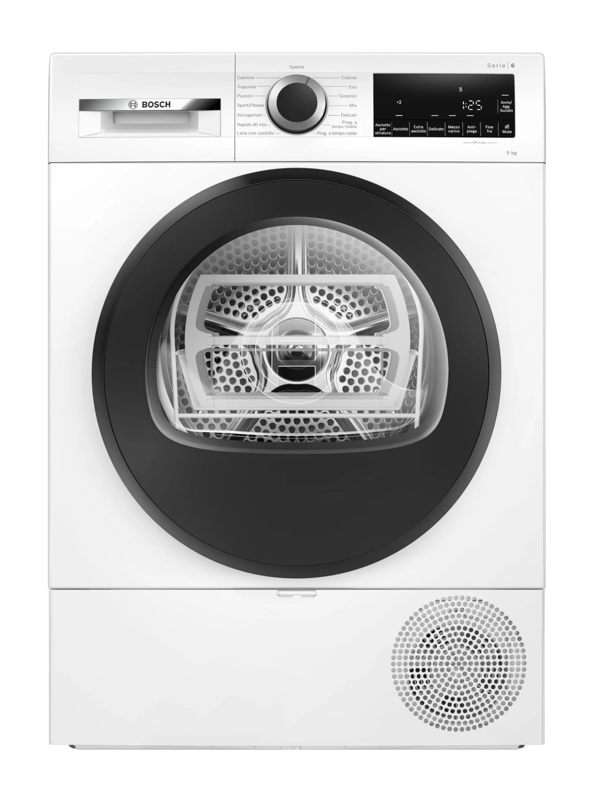 Bosch WQG24200IT Serie 6 Asciugatrice a Pompa di Calore