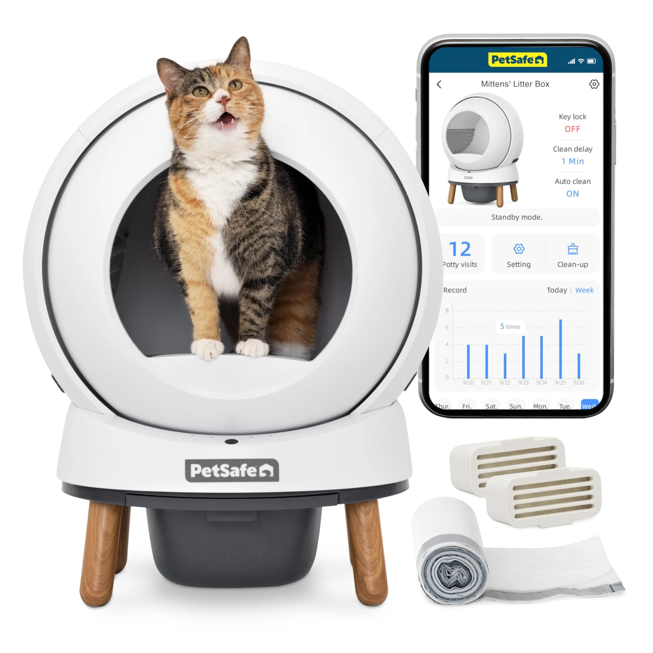 Lettiera autopulente PetSafe ScoopFree SmartSpin
