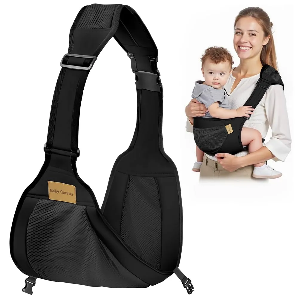 AOOWU Fascia Porta Bebè Ergonomica e Traspirante
