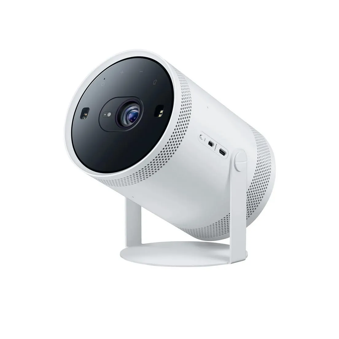 Samsung The Freestyle 2nd generation LFF3C Proiettore Portatile FHD Wi-Fi, Schermo Fino a 100'', USB, Auto Focusing e Leveling, Suono a 360°, Smart TV, Bianco, 2023
