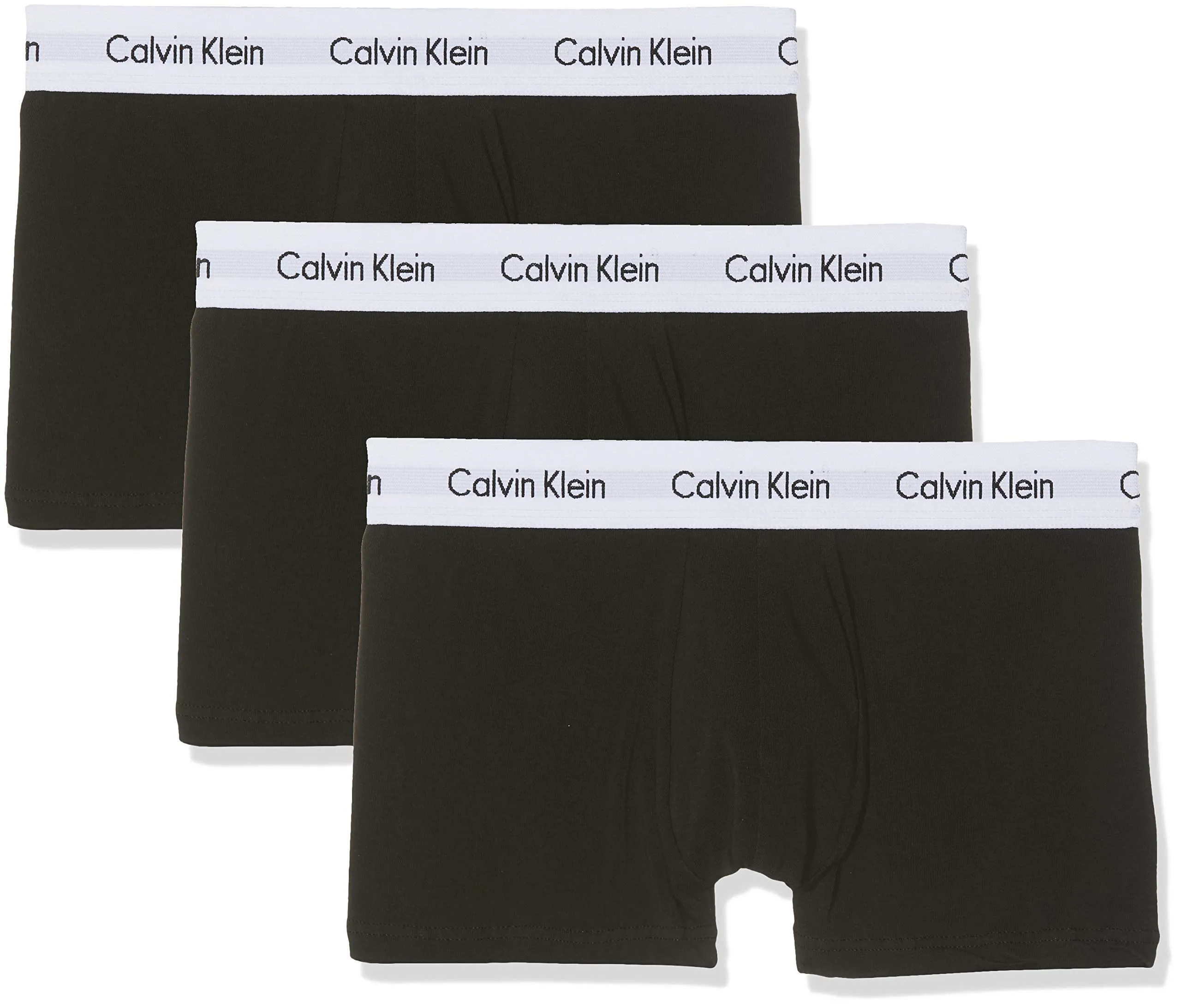 Calvin Klein 3p Brief, Slip Uomo, Nero