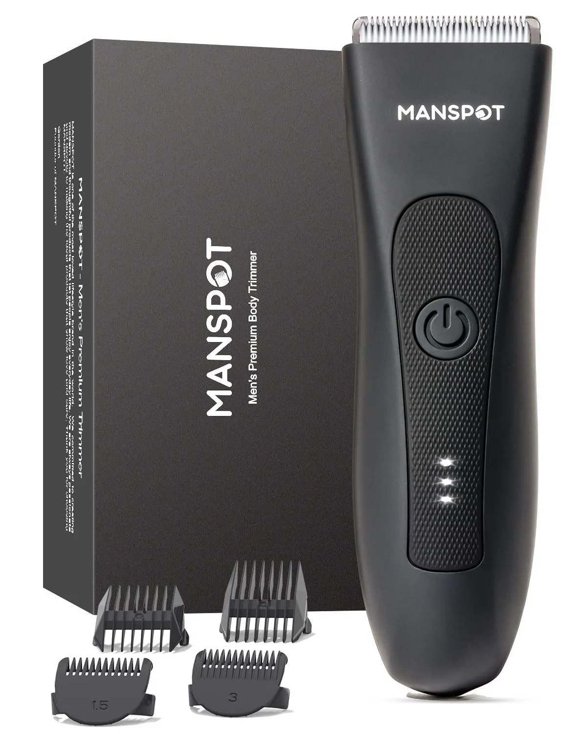 MANSPOT Rasoio Elettrico Corpo Uomo: Depilazione Intima e Completa in Totale Sicurezza
