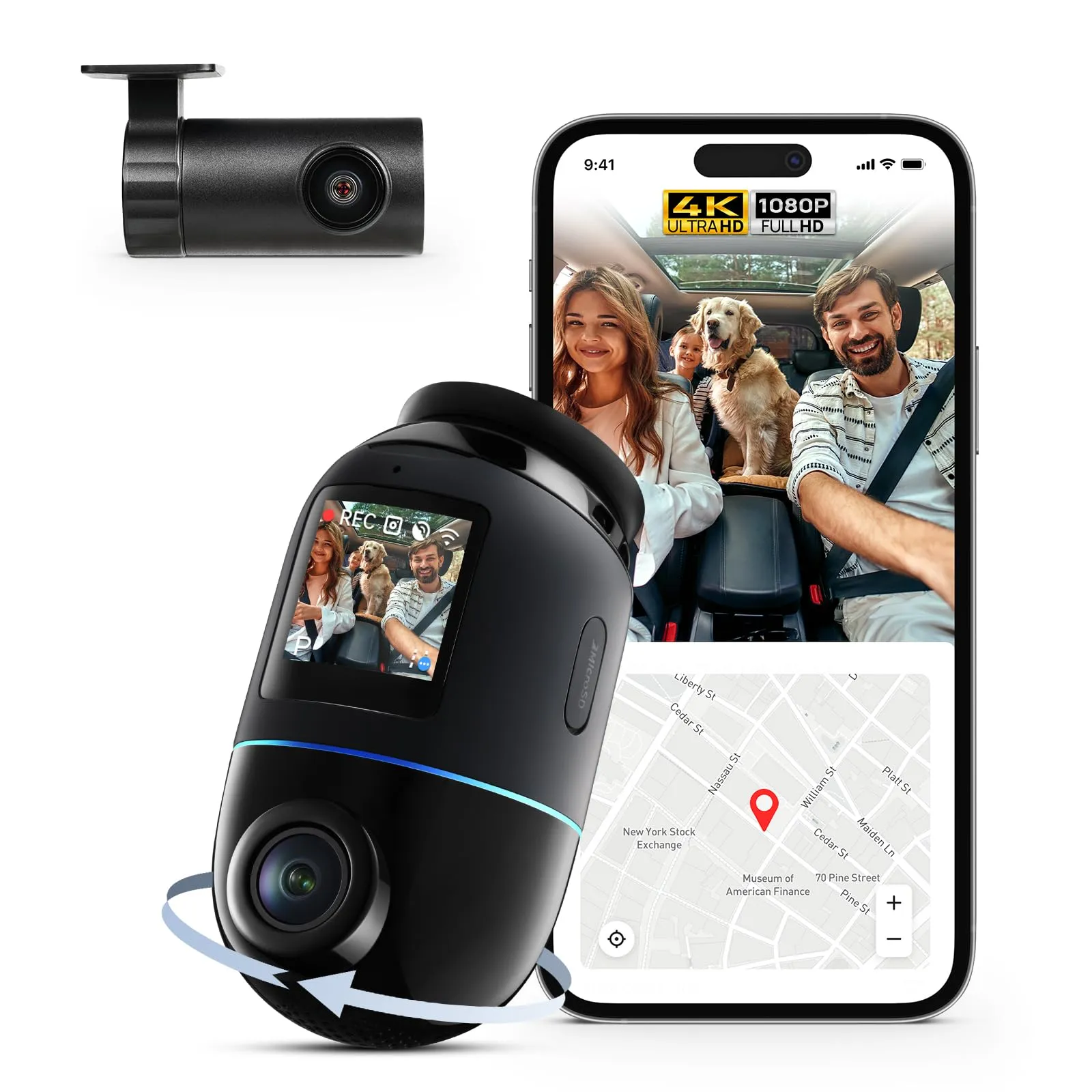 70mai Dash Cam Omni X200 - La Tua Sentinella a 360 Gradi