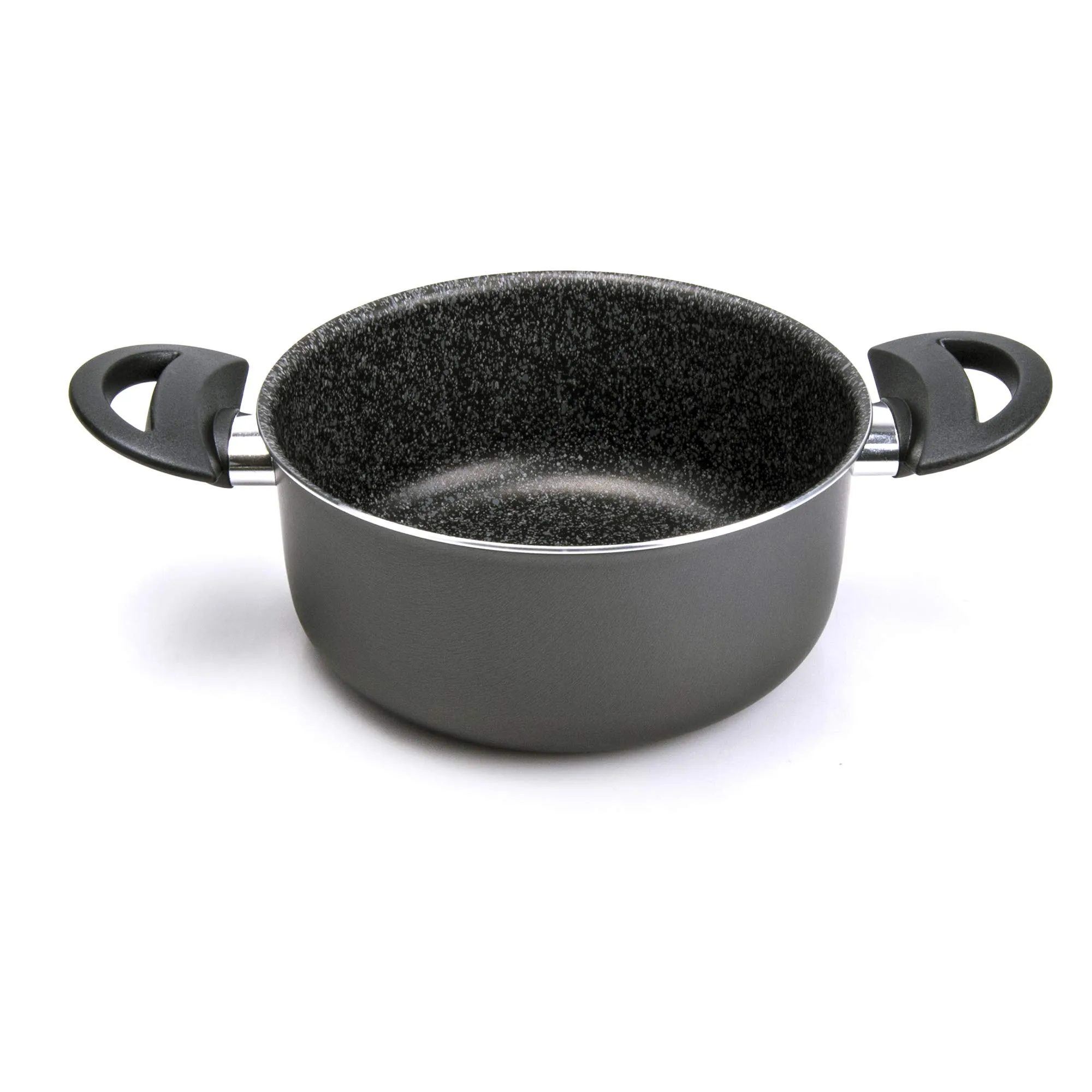 Alluflon Tradizione Italia Casseruola 16 cm Antiaderente Effetto Pietra