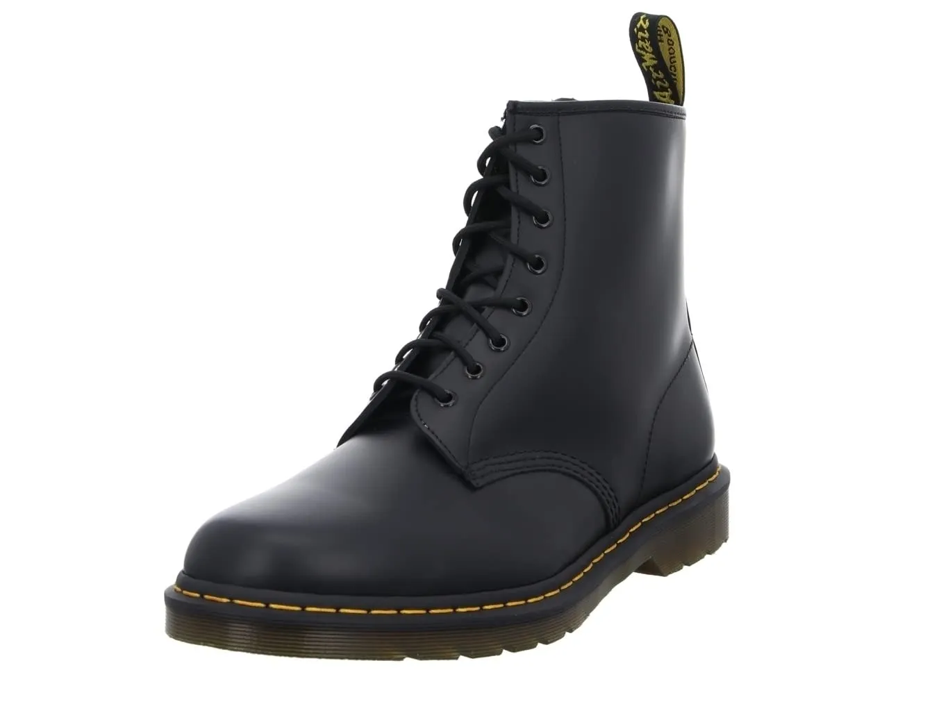 Dr. Martens 1460 Smooth, Stivale alla Caviglia Unisex-Adulto, Nero, 44 EU