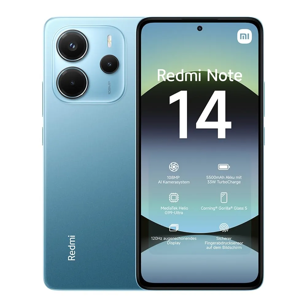 Xiaomi Redmi Note 14 - Smartphone 8+256GB Blu